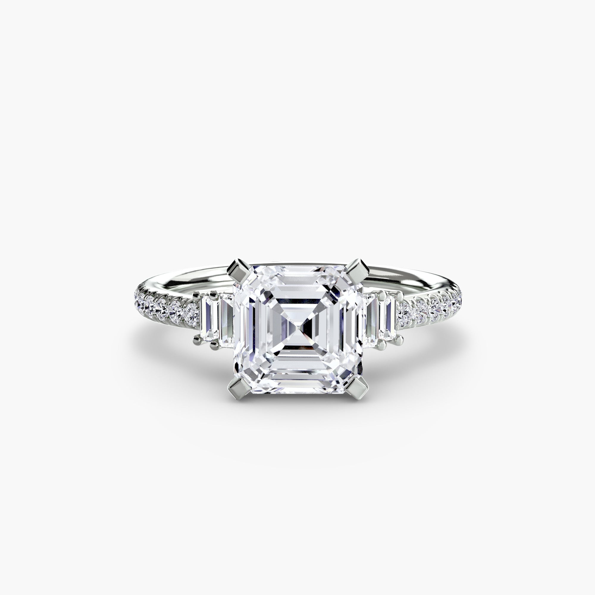 Solitaire with Pavé 4 - VYKA Diamonds