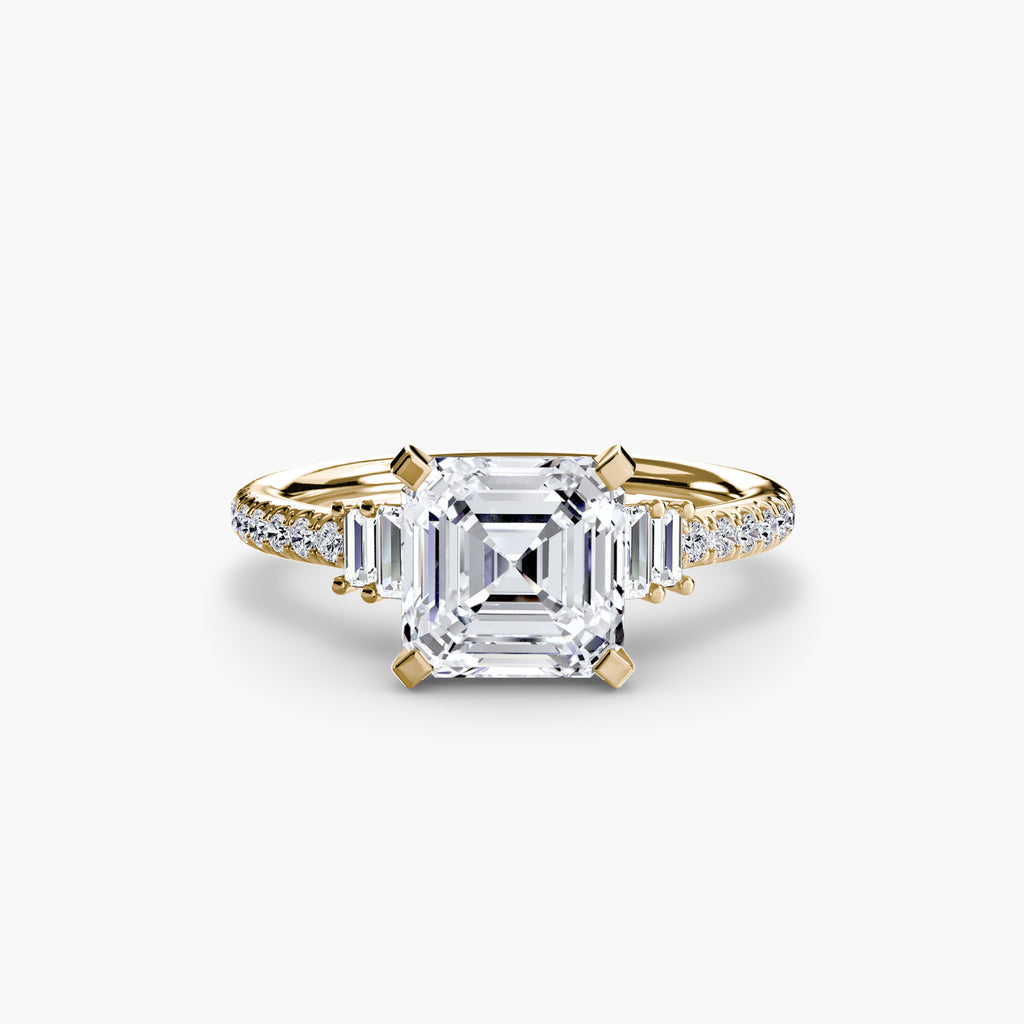 Solitaire with Pavé 4 - VYKA Diamonds