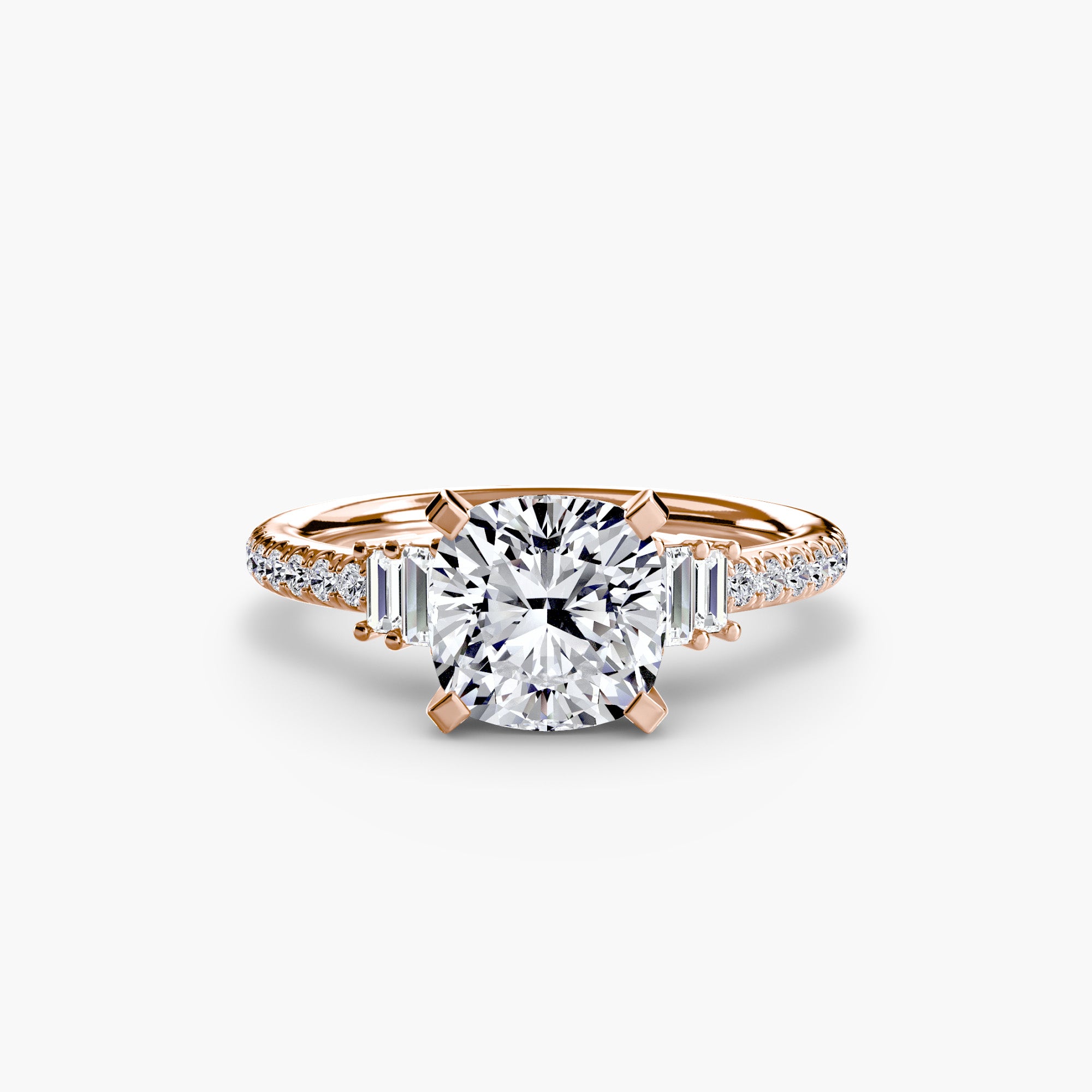 Solitaire with Pavé 4 - VYKA Diamonds