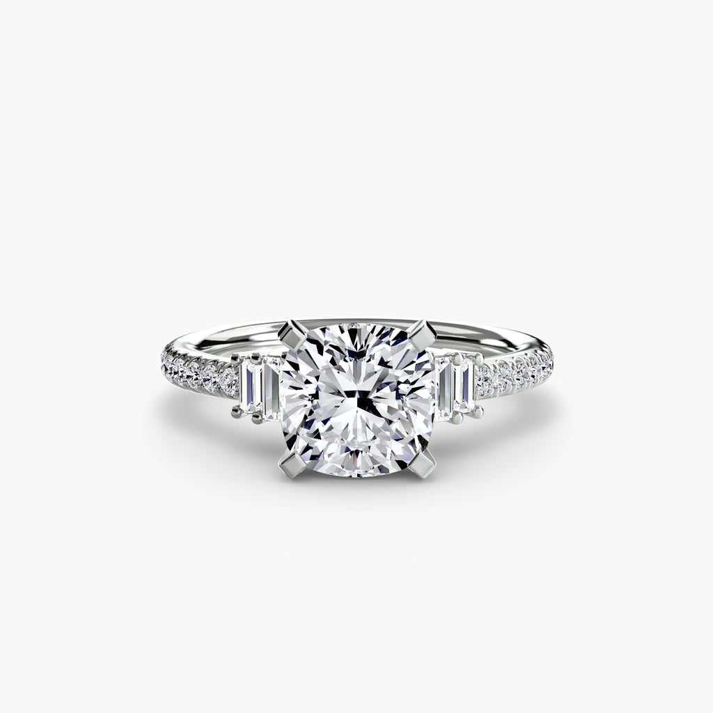Solitaire with Pavé 4 - VYKA Diamonds