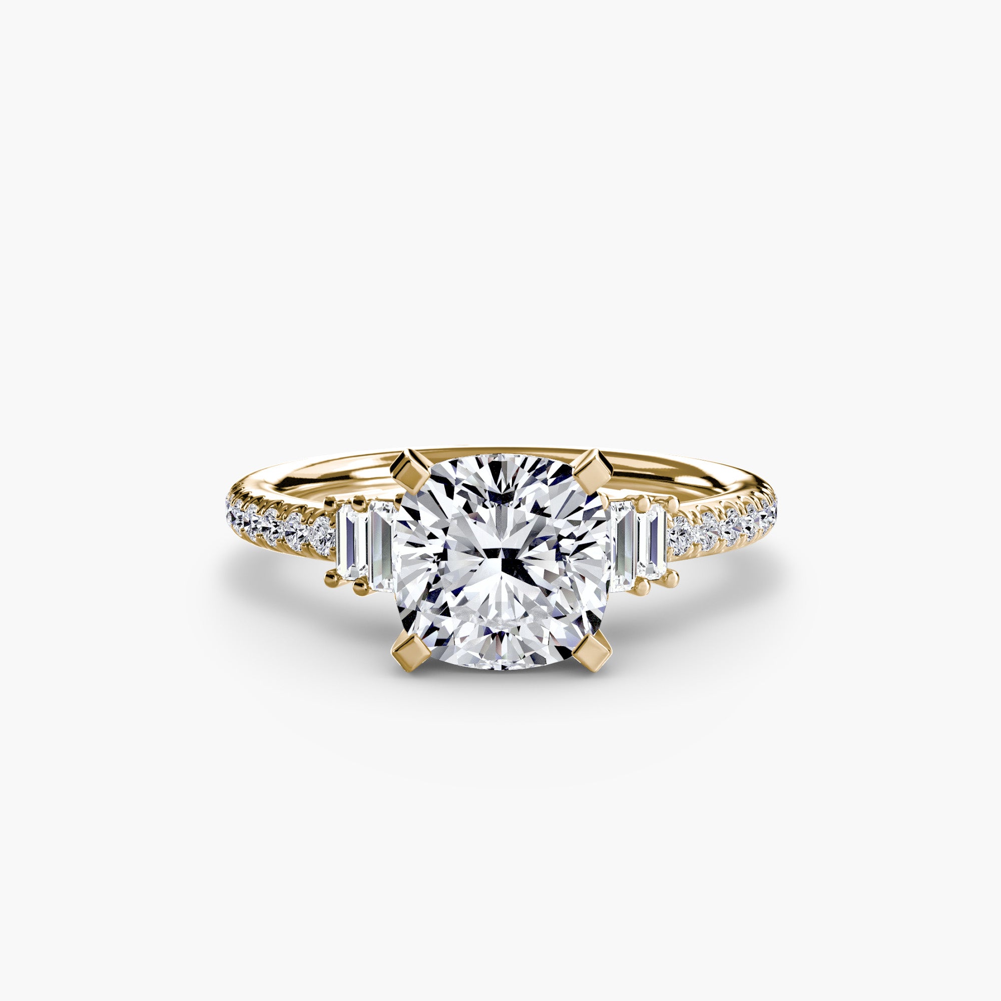 Solitaire with Pavé 4 - VYKA Diamonds