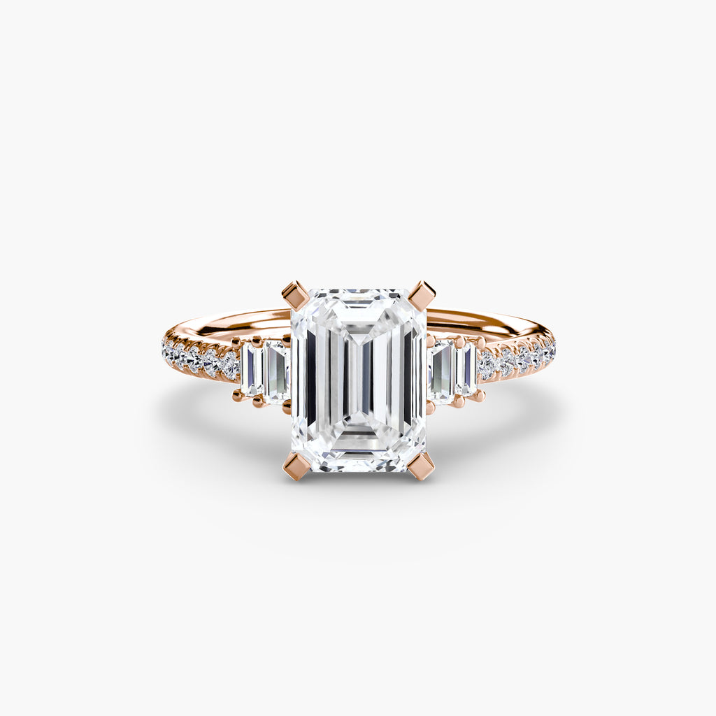 Solitaire with Pavé 4 - VYKA Diamonds