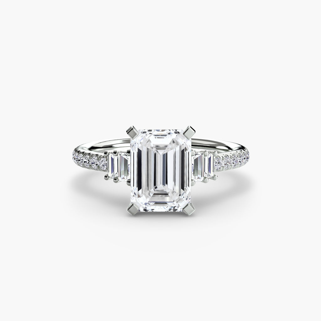 Solitaire with Pavé 4 - VYKA Diamonds