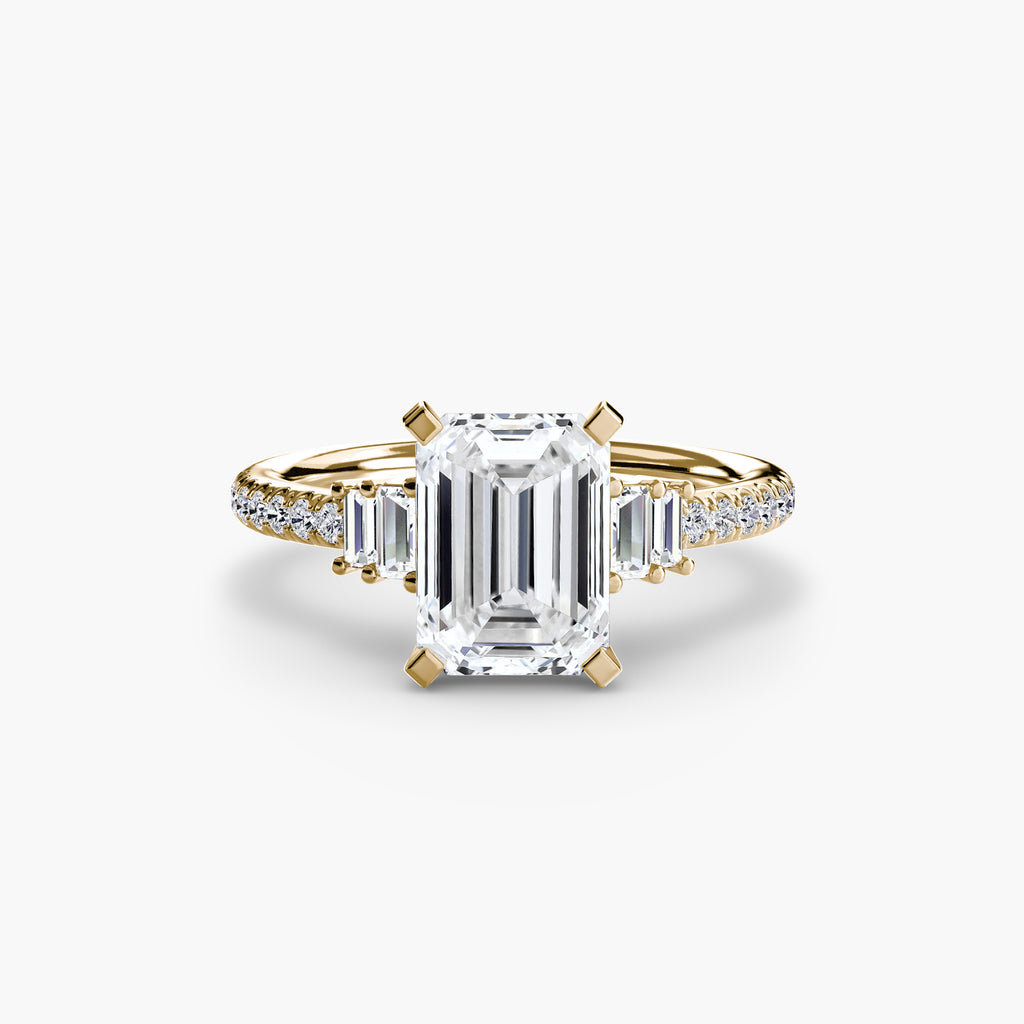 Solitaire with Pavé 4 - VYKA Diamonds