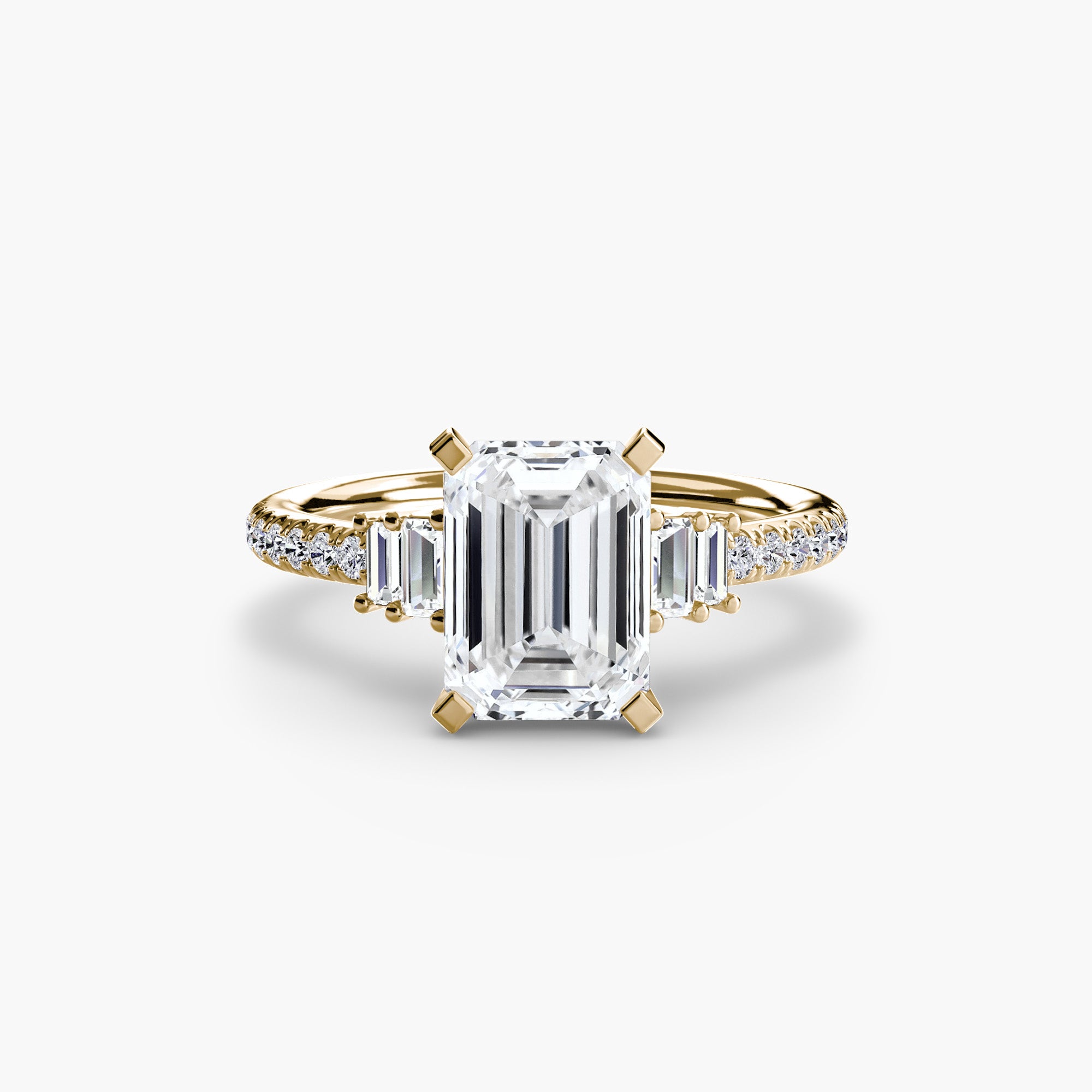 Solitaire with Pavé 4 - VYKA Diamonds