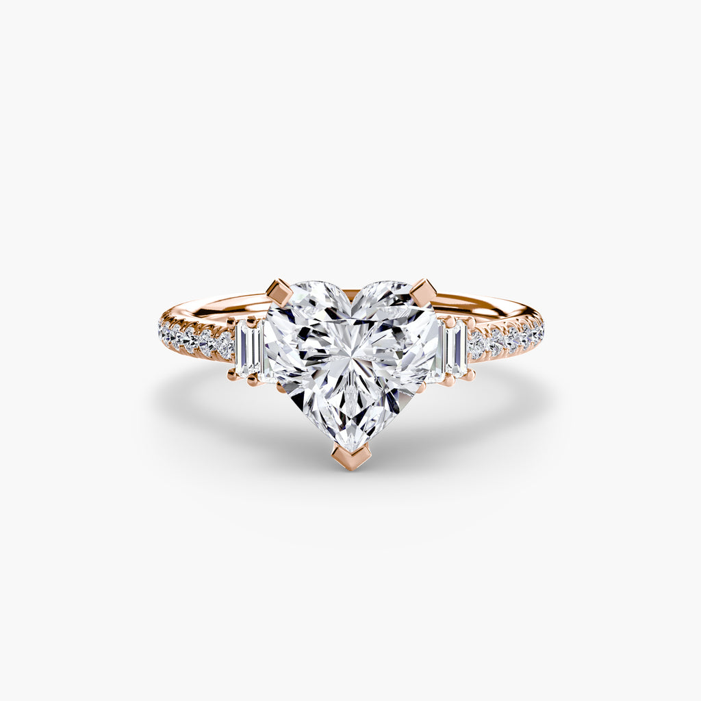 Solitaire with Pavé 4 - VYKA Diamonds