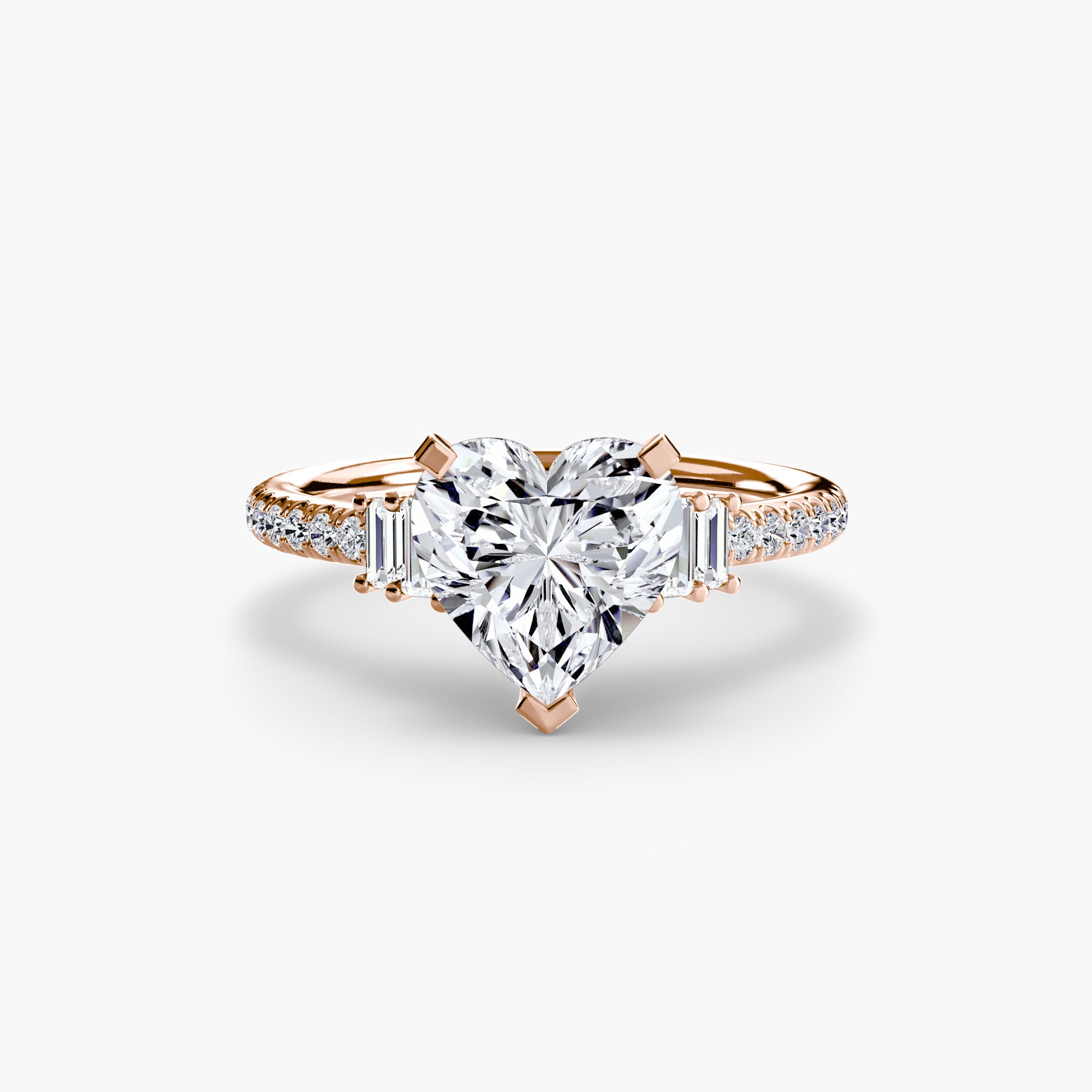 Solitaire with Pavé 4 - VYKA Diamonds