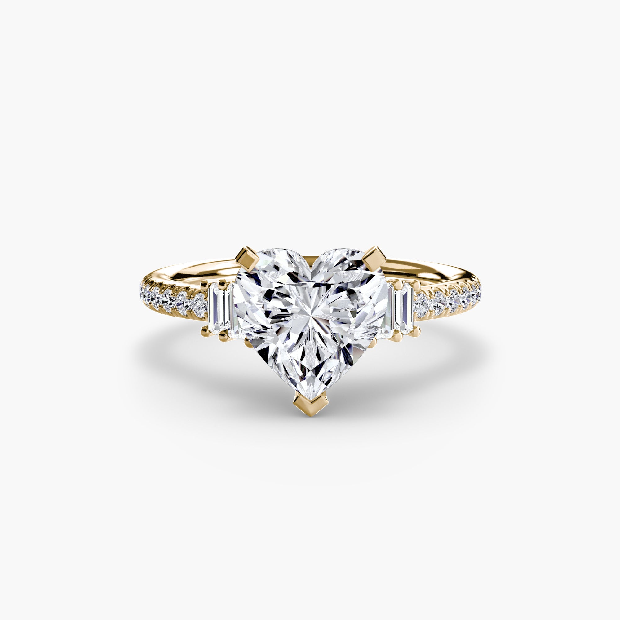 Solitaire with Pavé 4 - VYKA Diamonds