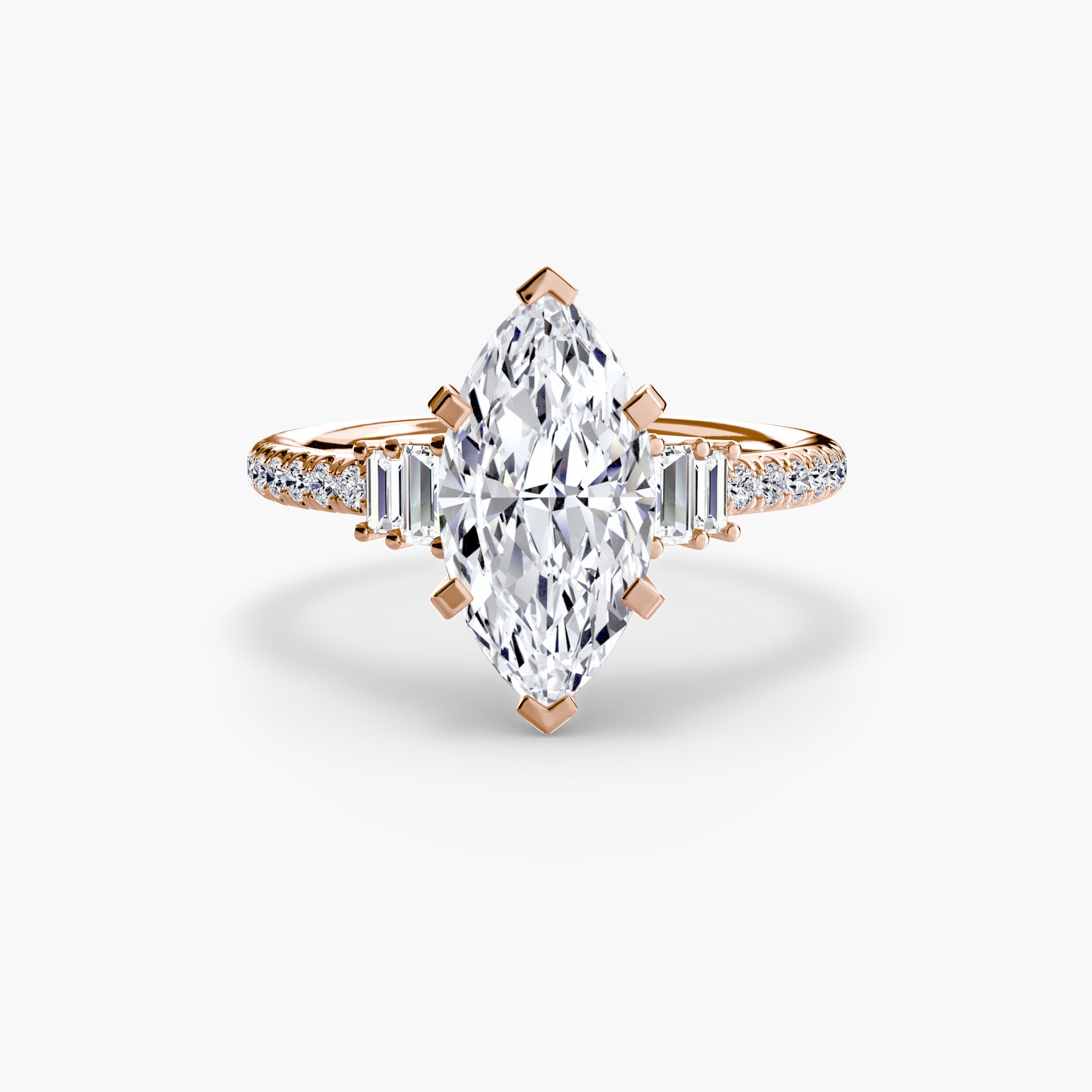 Solitaire with Pavé 4 - VYKA Diamonds
