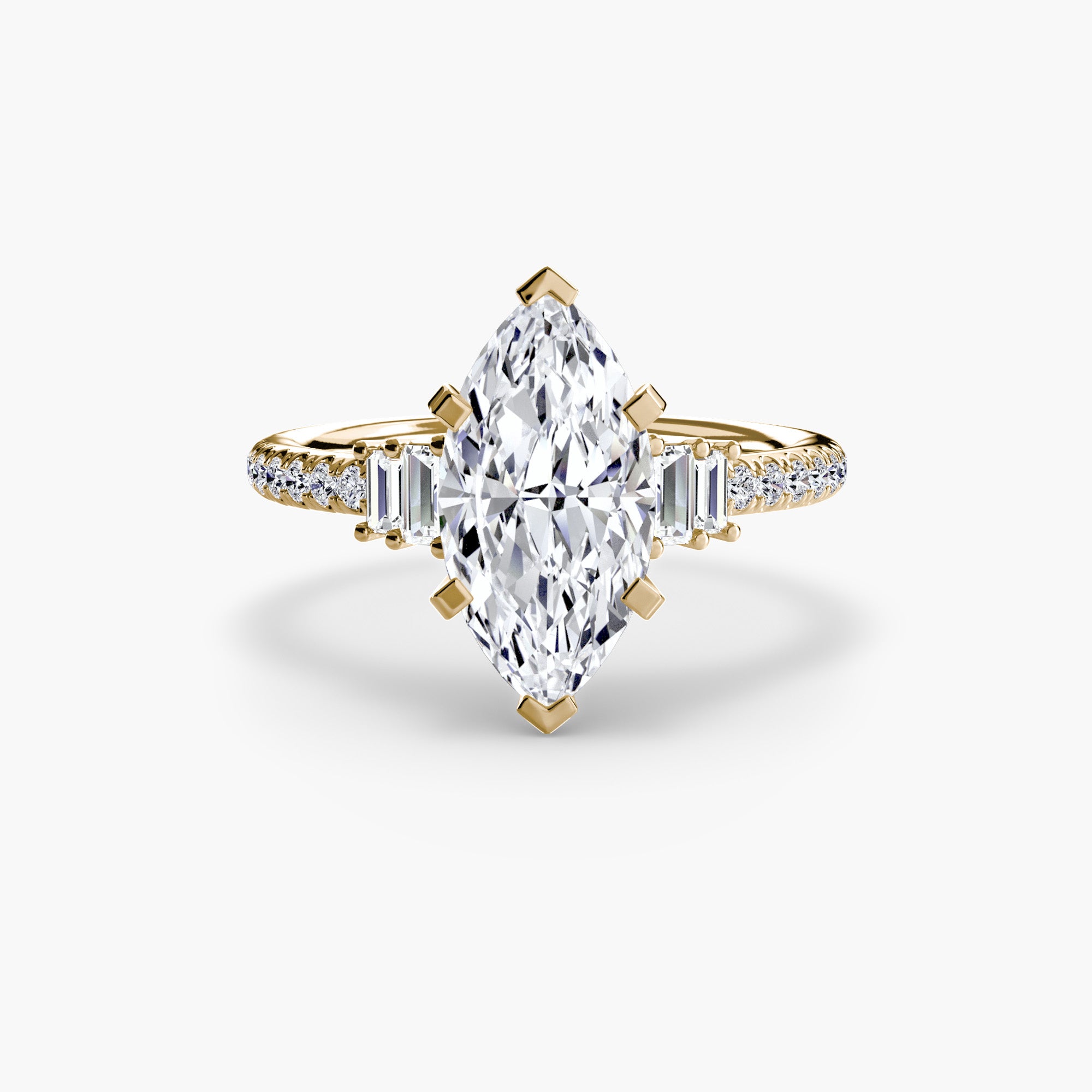 Solitaire with Pavé 4 - VYKA Diamonds