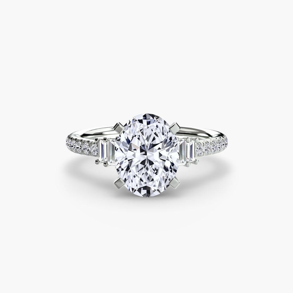 Solitaire with Pavé 4 - VYKA Diamonds
