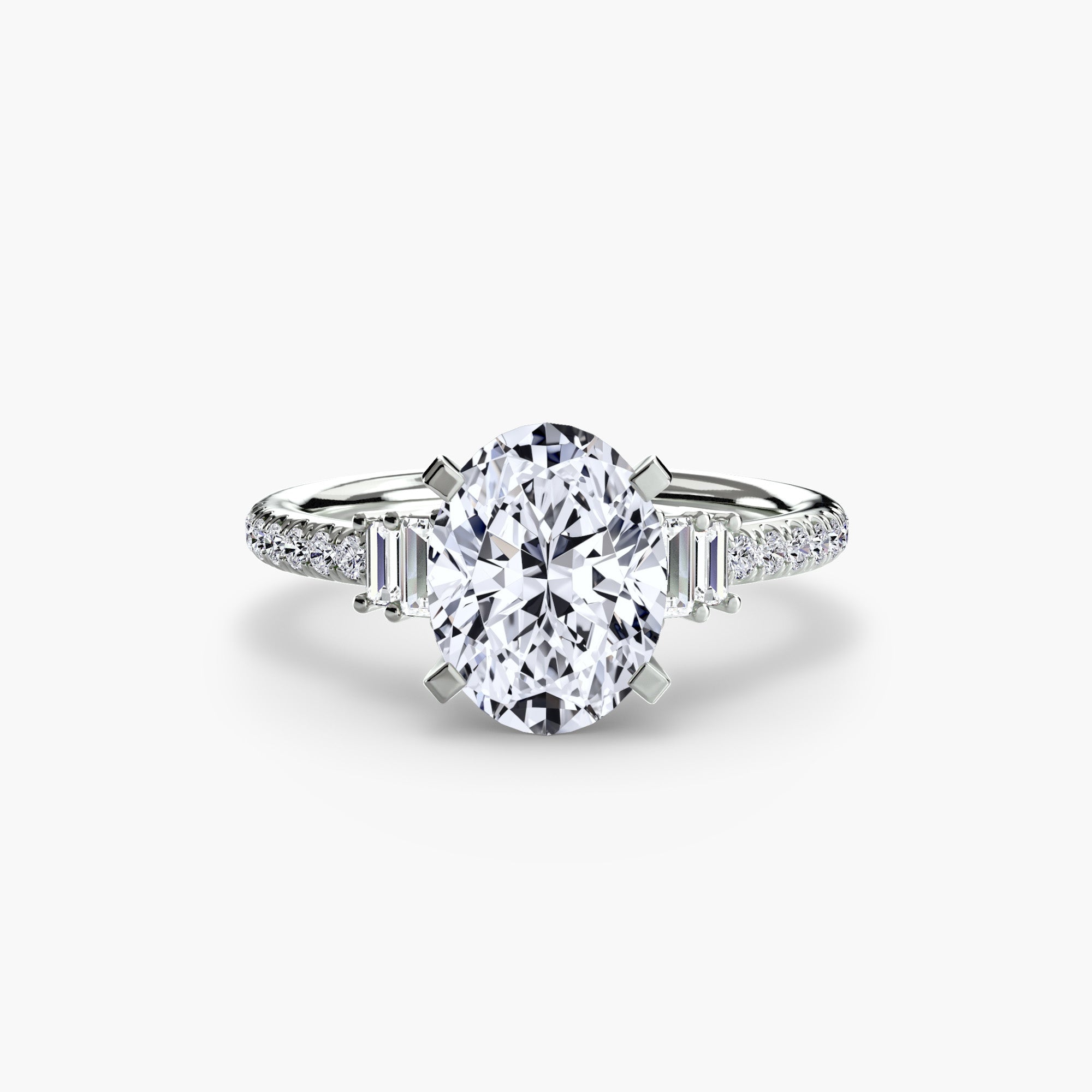 Solitaire with Pavé 4 - VYKA Diamonds