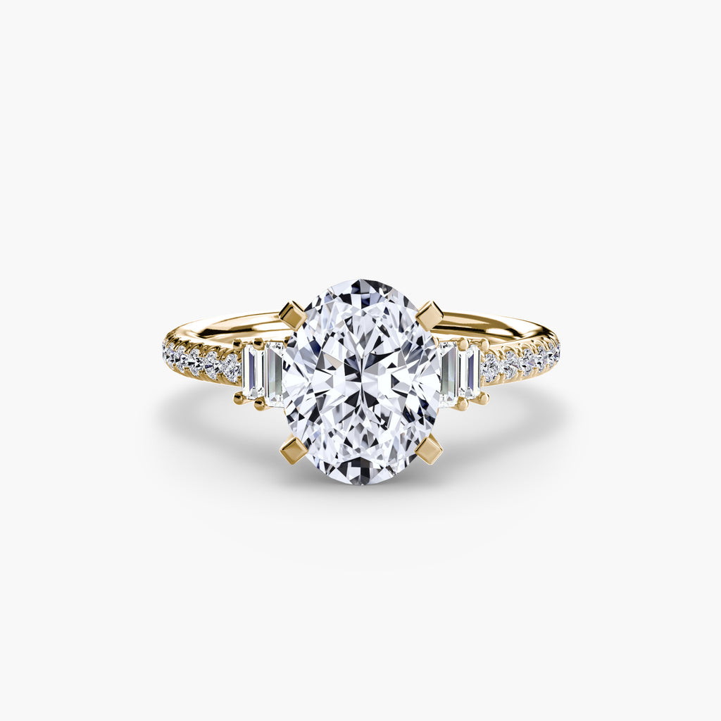 Solitaire with Pavé 4 - VYKA Diamonds