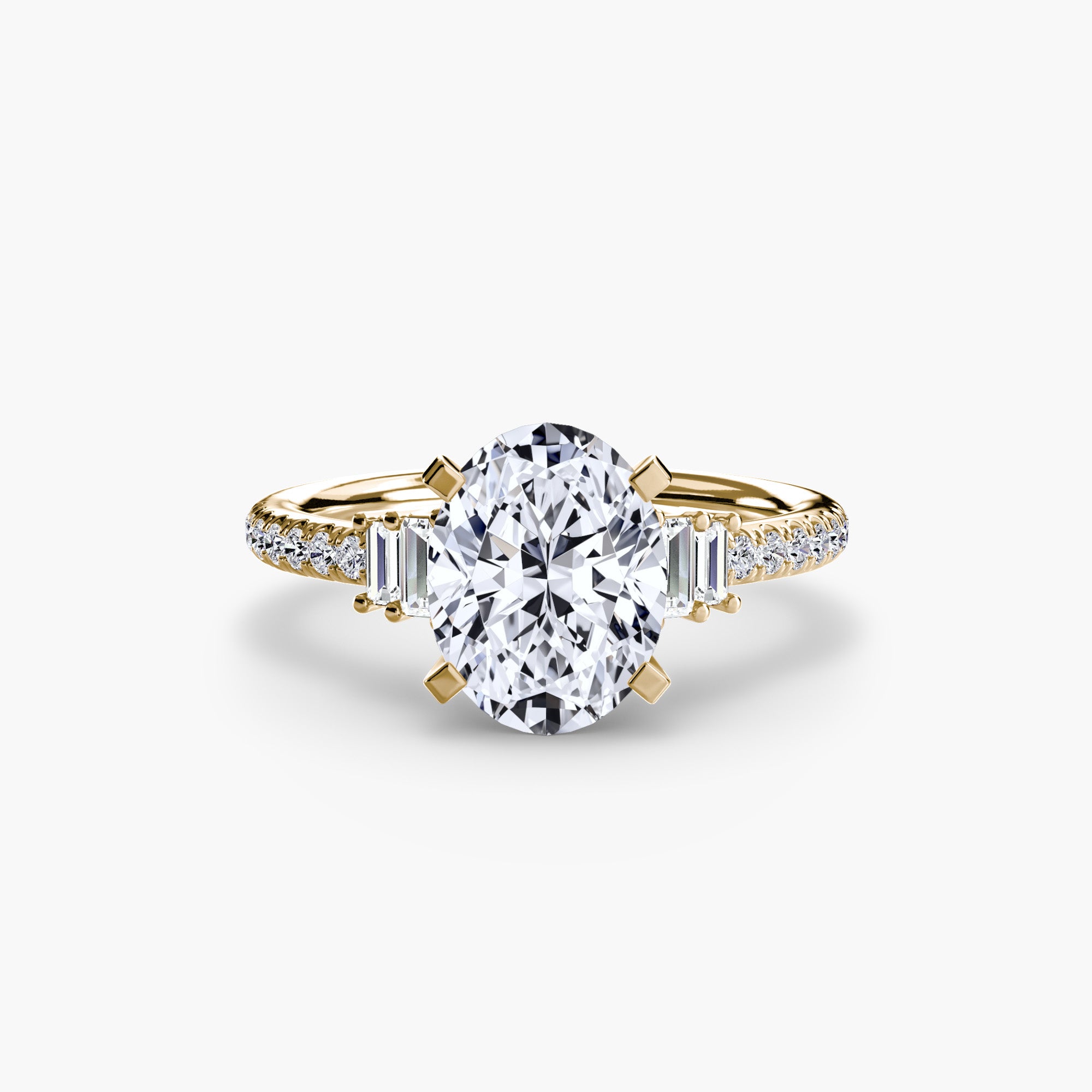 Solitaire with Pavé 4 - VYKA Diamonds