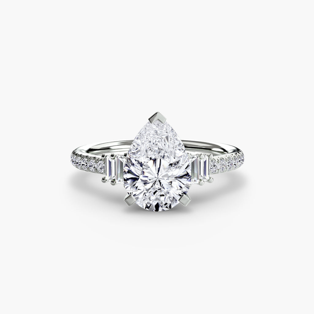 Solitaire with Pavé 4 - VYKA Diamonds