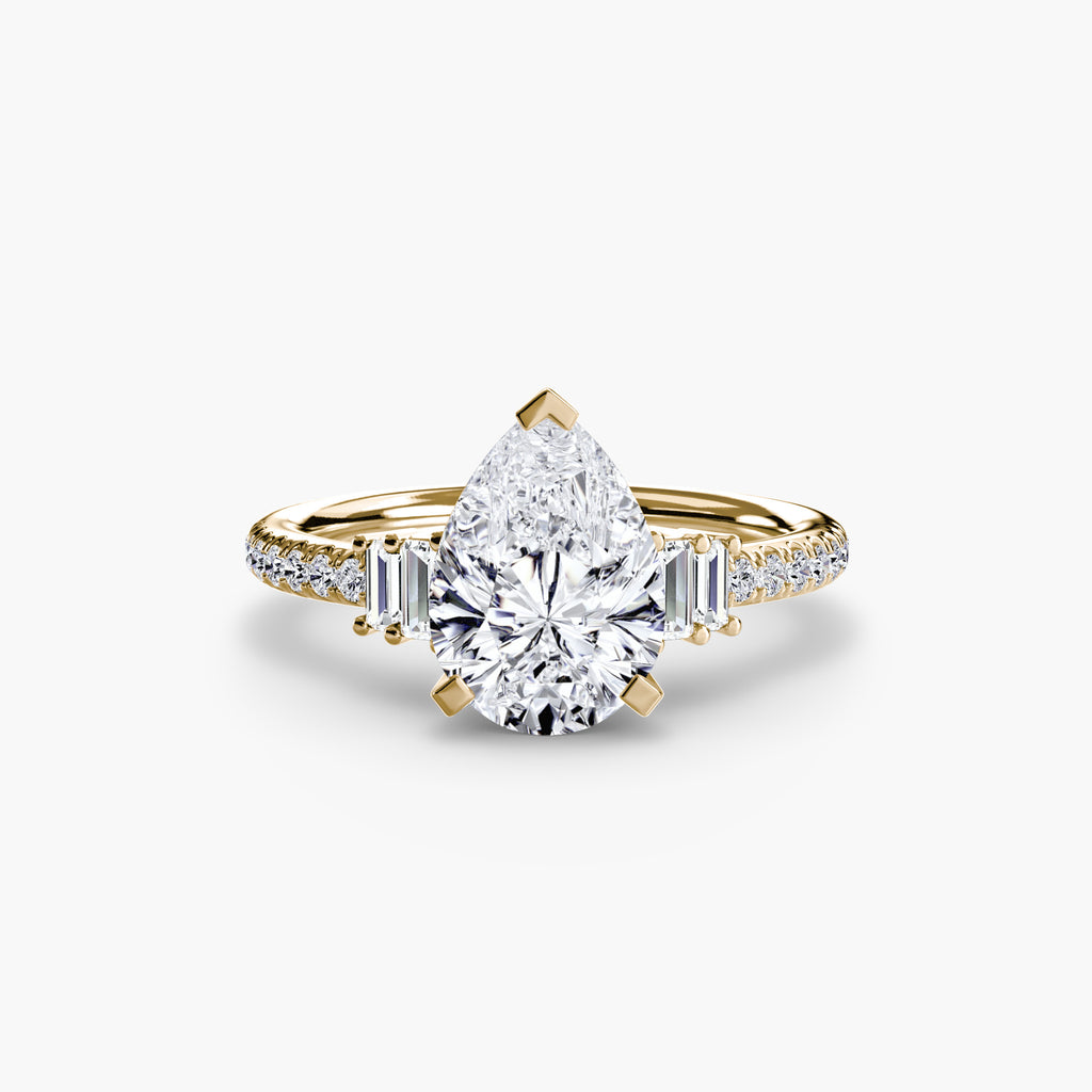 Solitaire with Pavé 4 - VYKA Diamonds