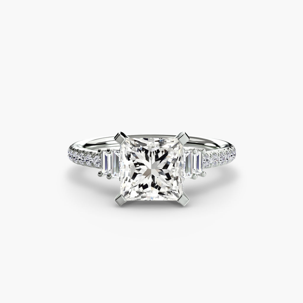 Solitaire with Pavé 4 - VYKA Diamonds