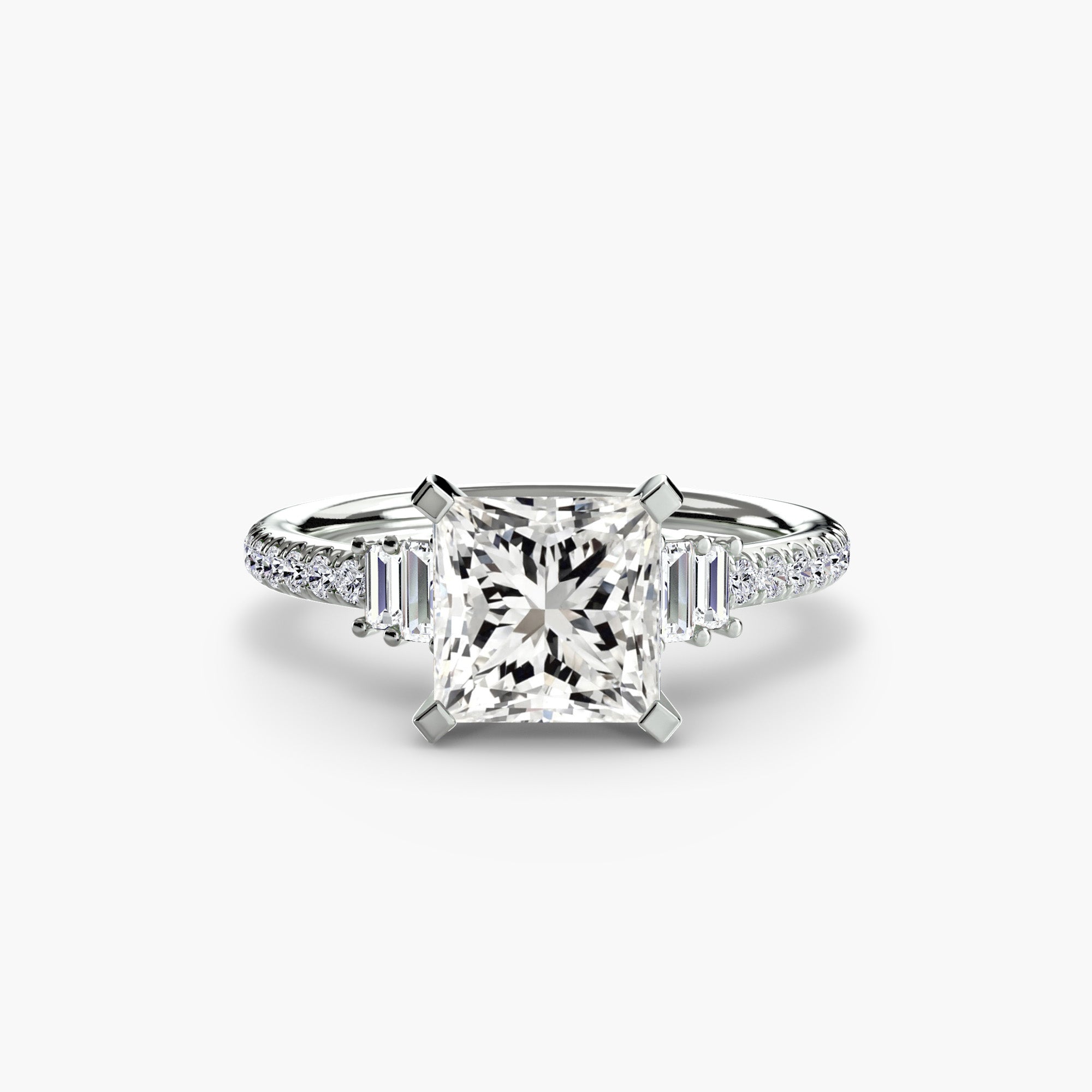 Solitaire with Pavé 4 - VYKA Diamonds