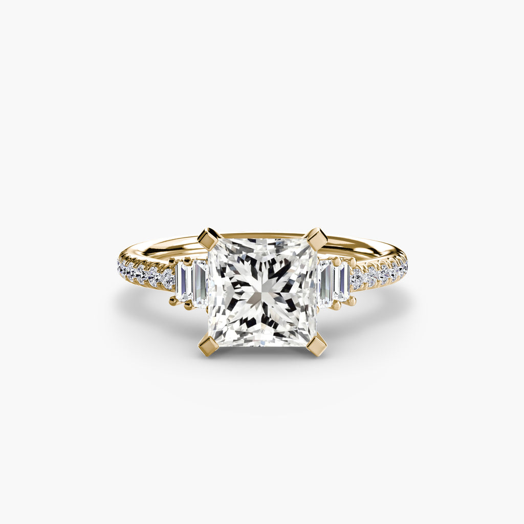 Solitaire with Pavé 4 - VYKA Diamonds