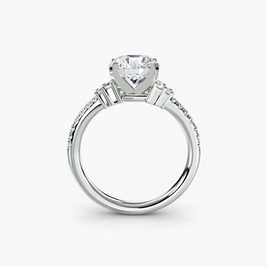Solitaire with Pavé 4 - VYKA Diamonds