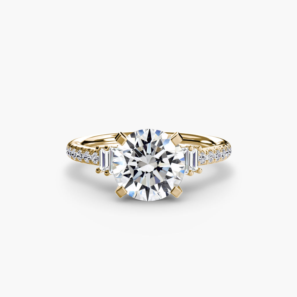 Solitaire with Pavé 4 - VYKA Diamonds