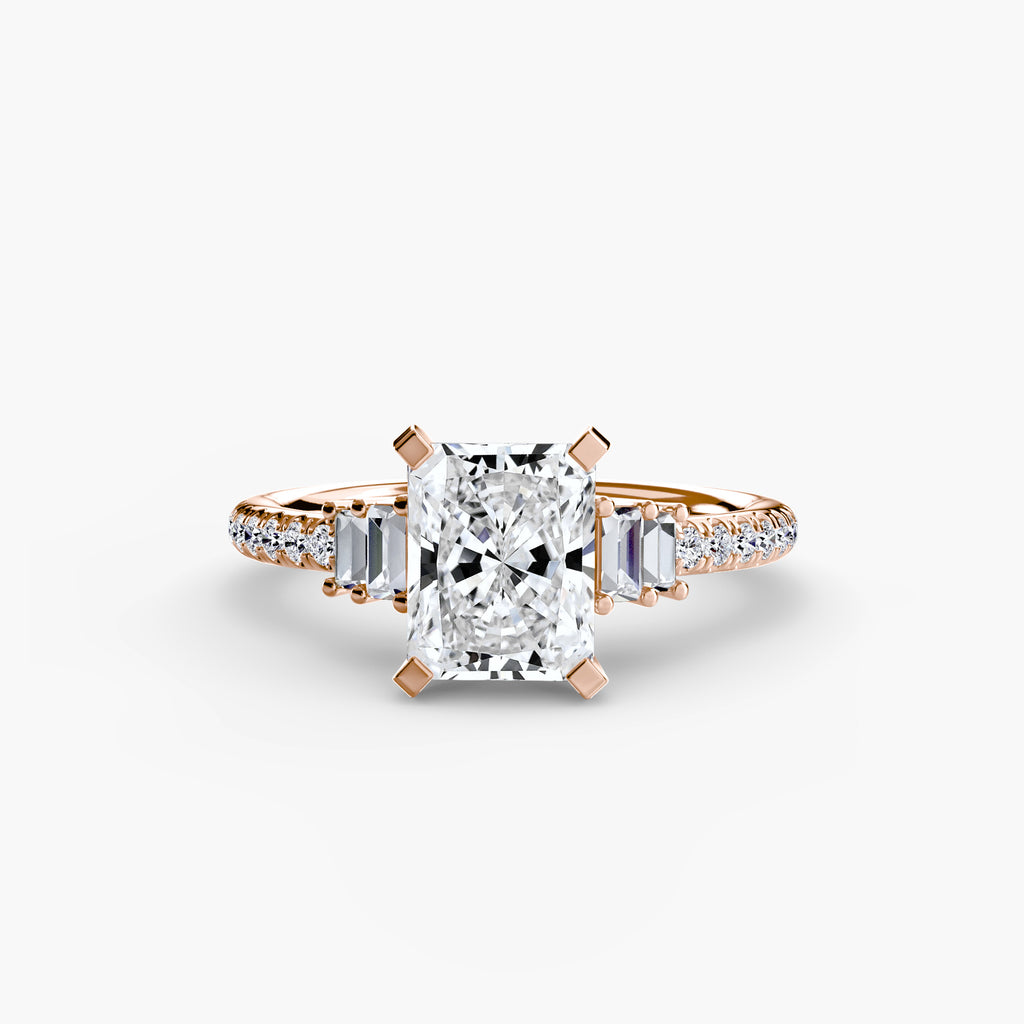 Solitaire with Pavé 4 - VYKA Diamonds
