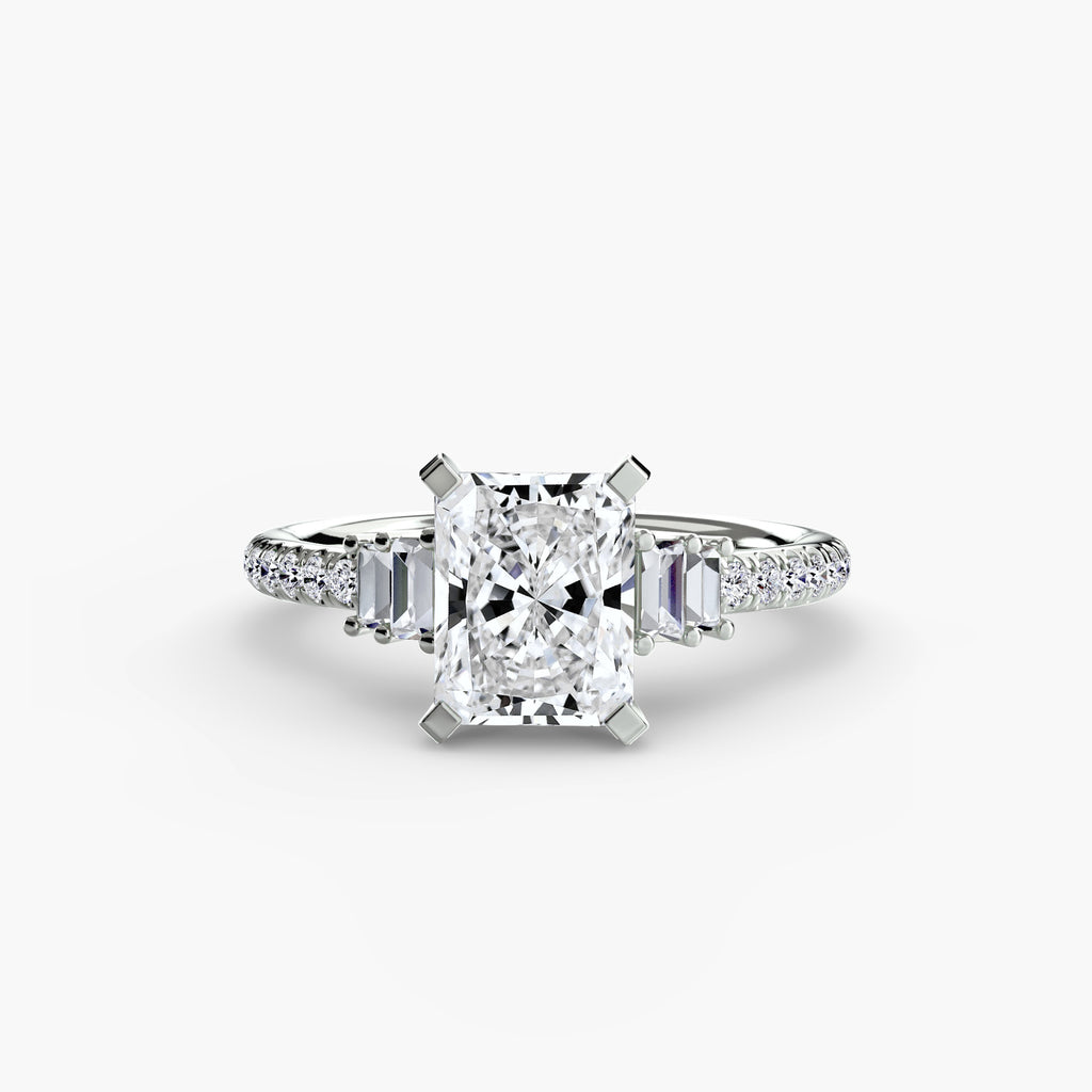 Solitaire with Pavé 4 - VYKA Diamonds