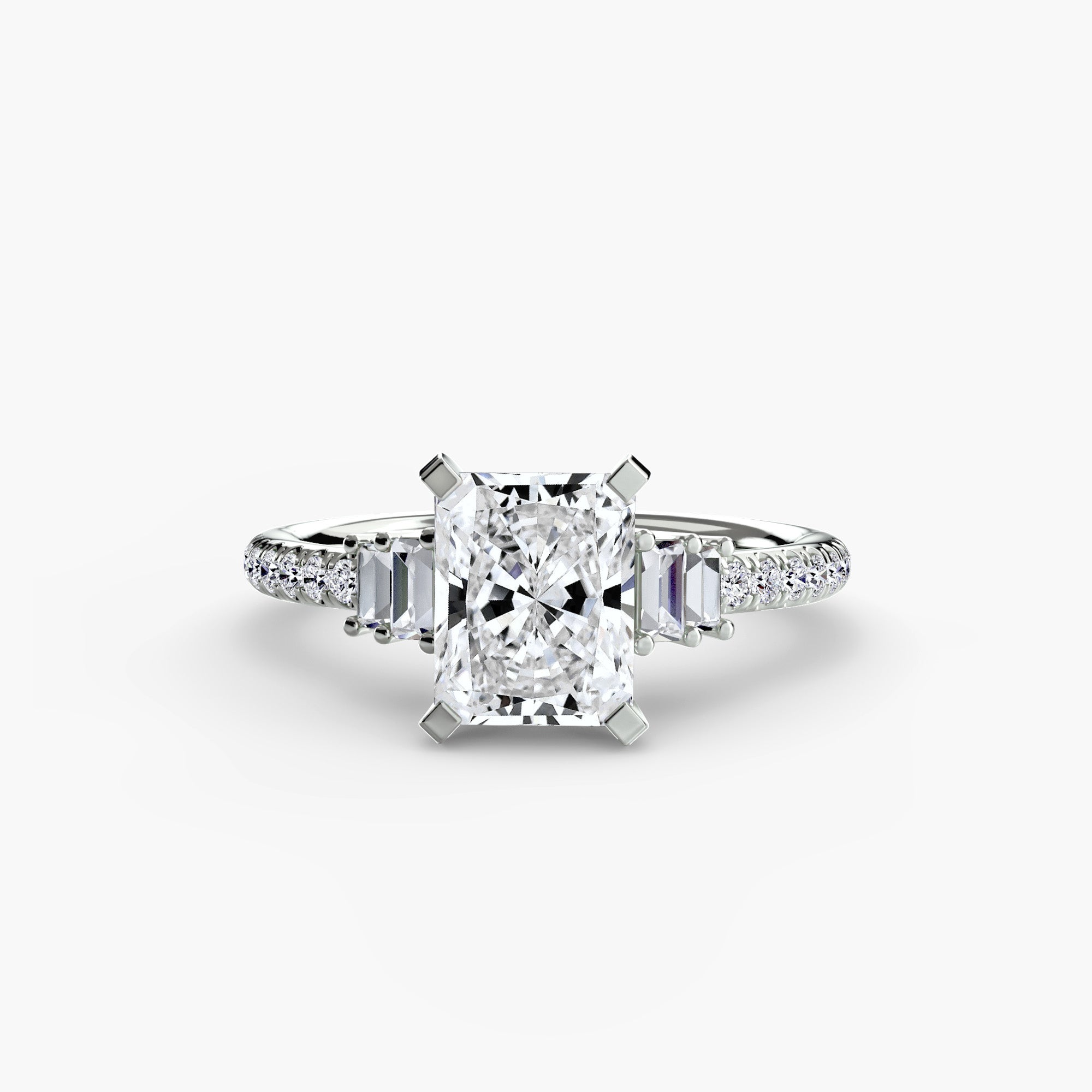 Solitaire with Pavé 4 - VYKA Diamonds