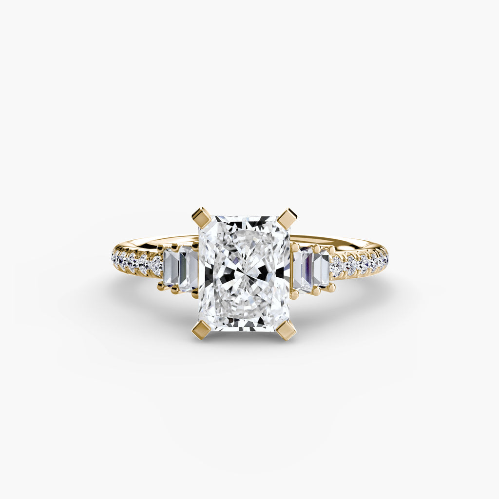 Solitaire with Pavé 4 - VYKA Diamonds