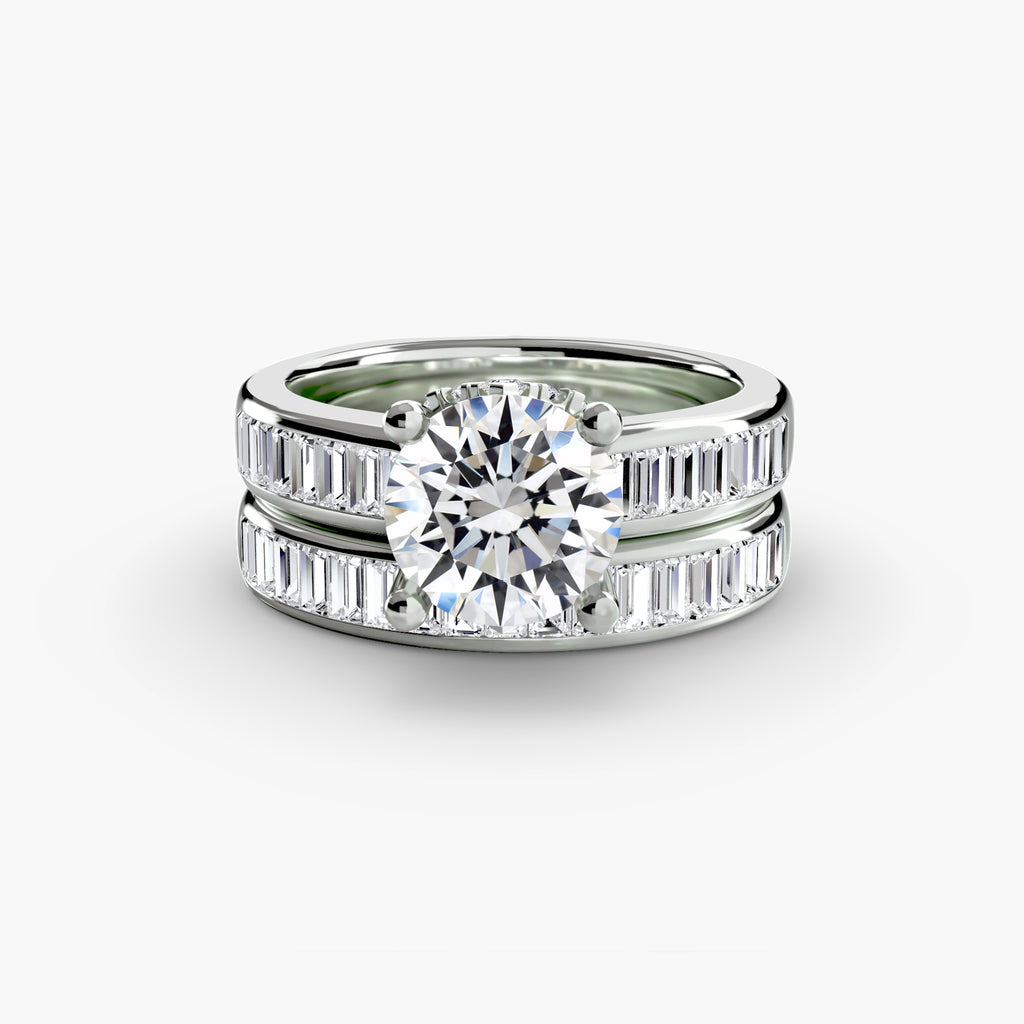 Baguette Channel Solitaire - VYKA Diamonds