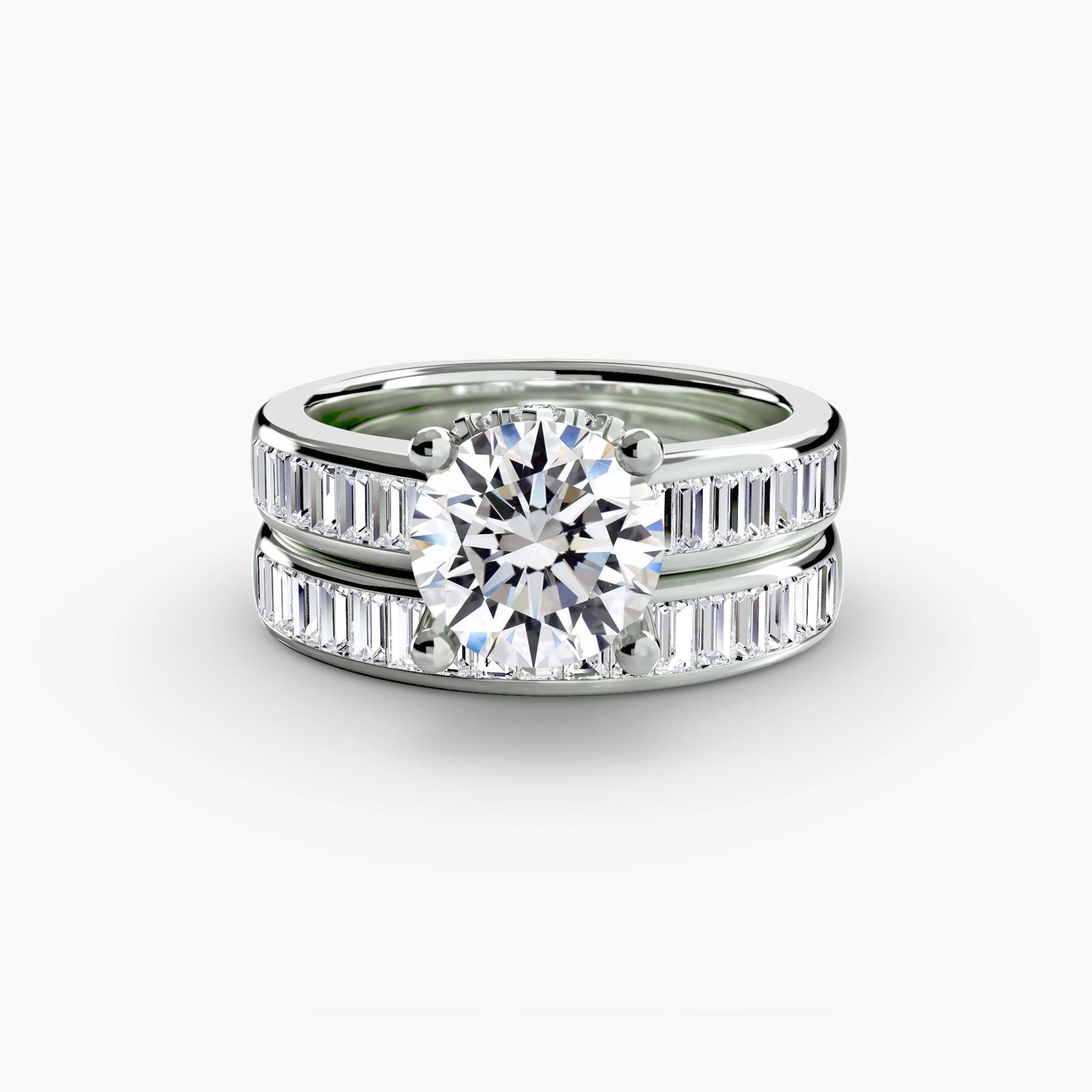 Baguette Channel Solitaire - VYKA Diamonds