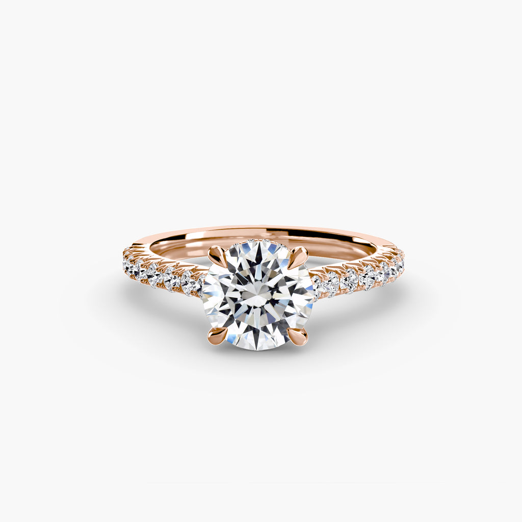Solitaire with Pavé 5 - VYKA Diamonds