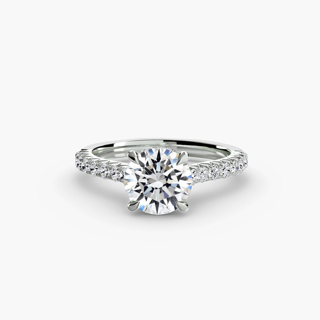 Solitaire with Pavé 5 - VYKA Diamonds