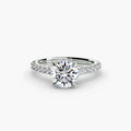 Solitaire with Pavé 5 - VYKA Diamonds