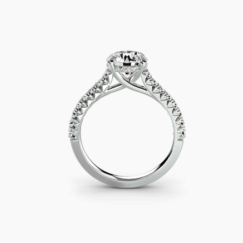 Solitaire with Pavé 5 - VYKA Diamonds