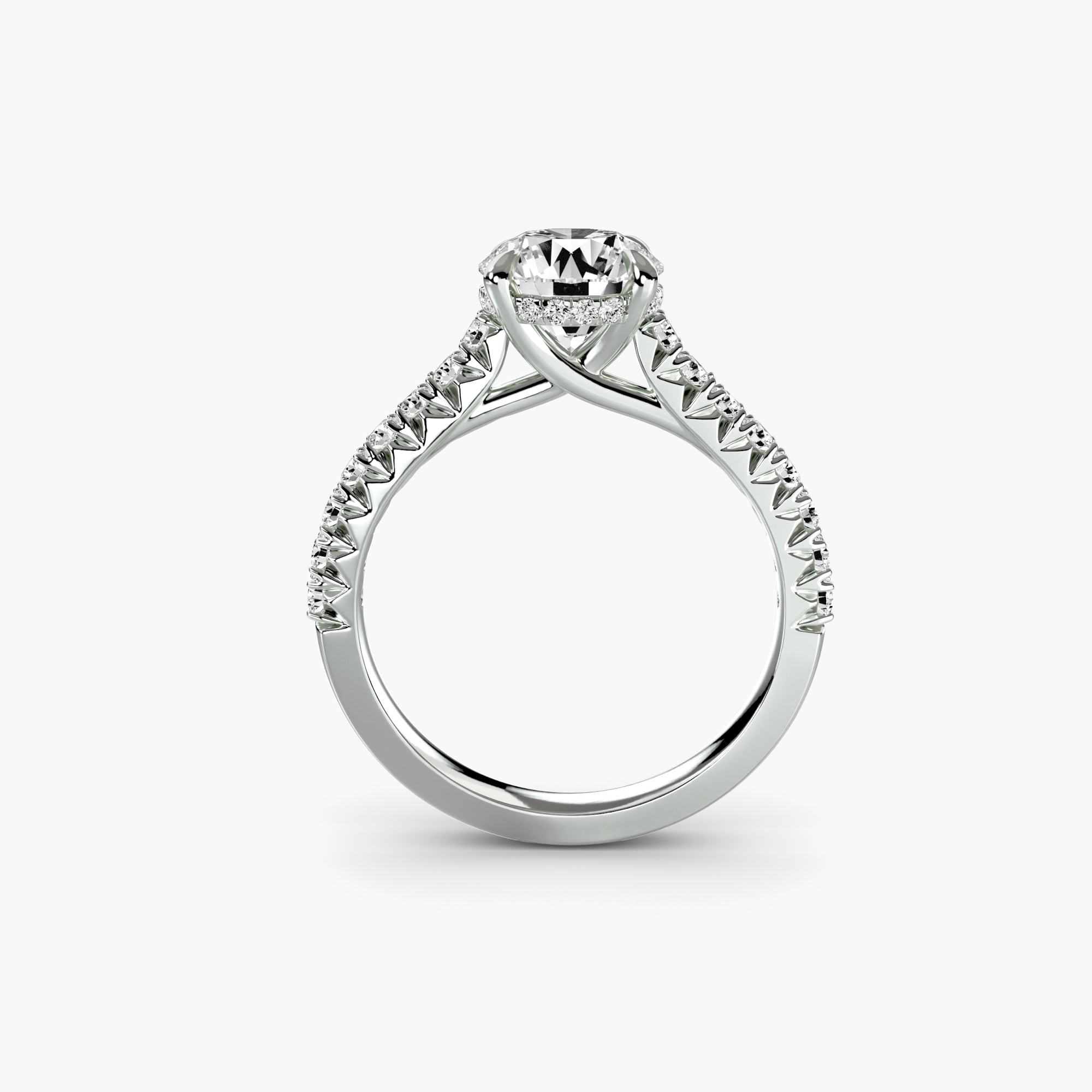 Solitaire with Pavé 5 - VYKA Diamonds