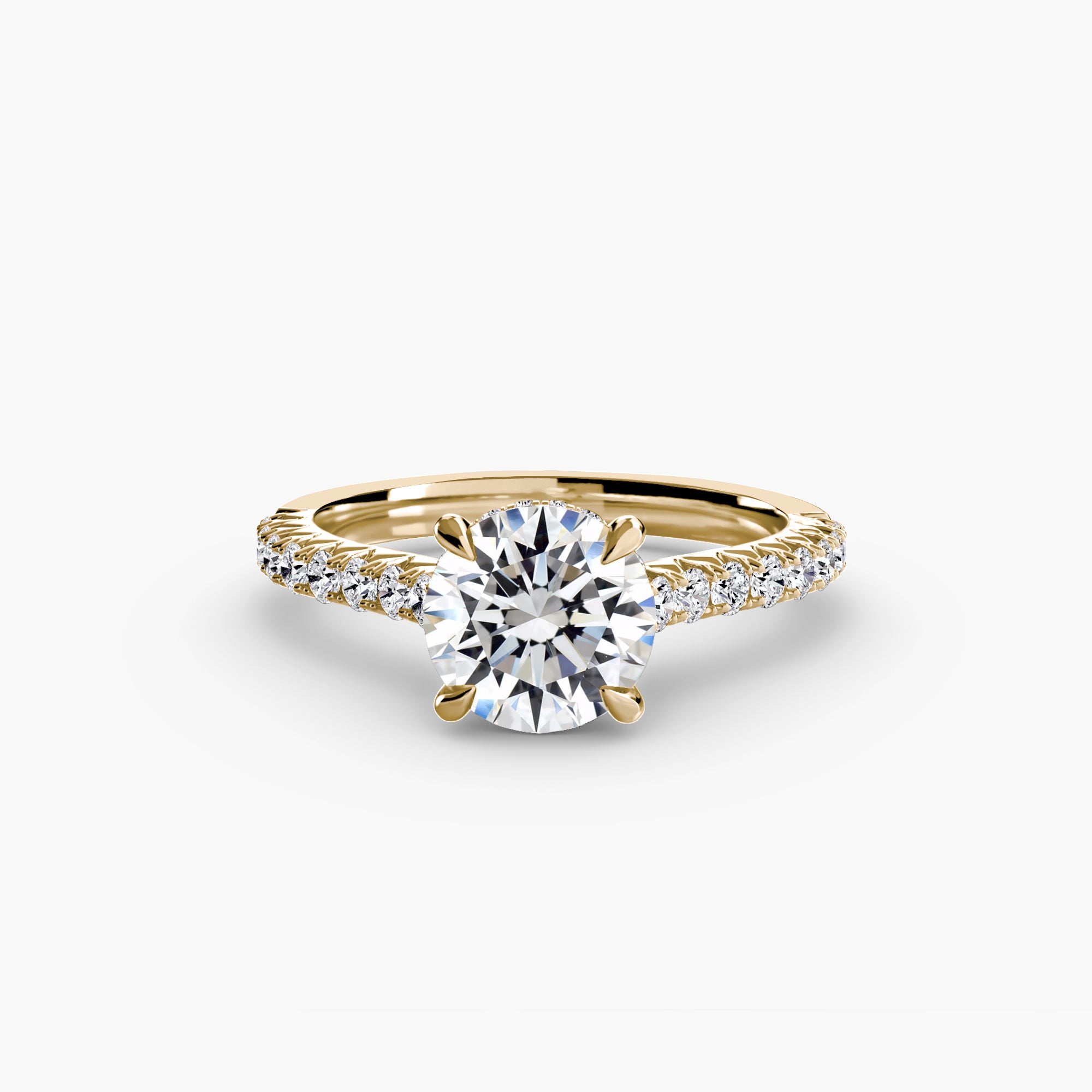Solitaire with Pavé 5 - VYKA Diamonds
