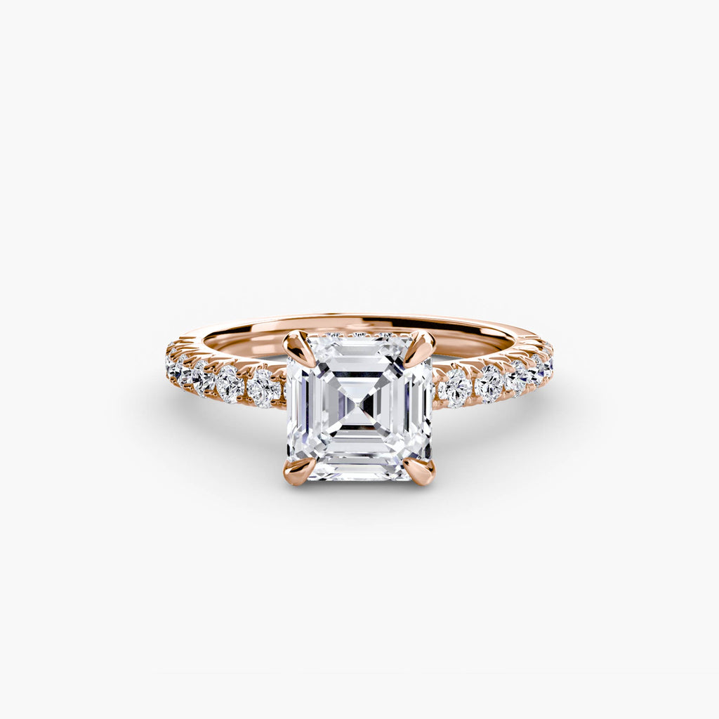 Solitaire with Pavé 6 - VYKA Diamonds