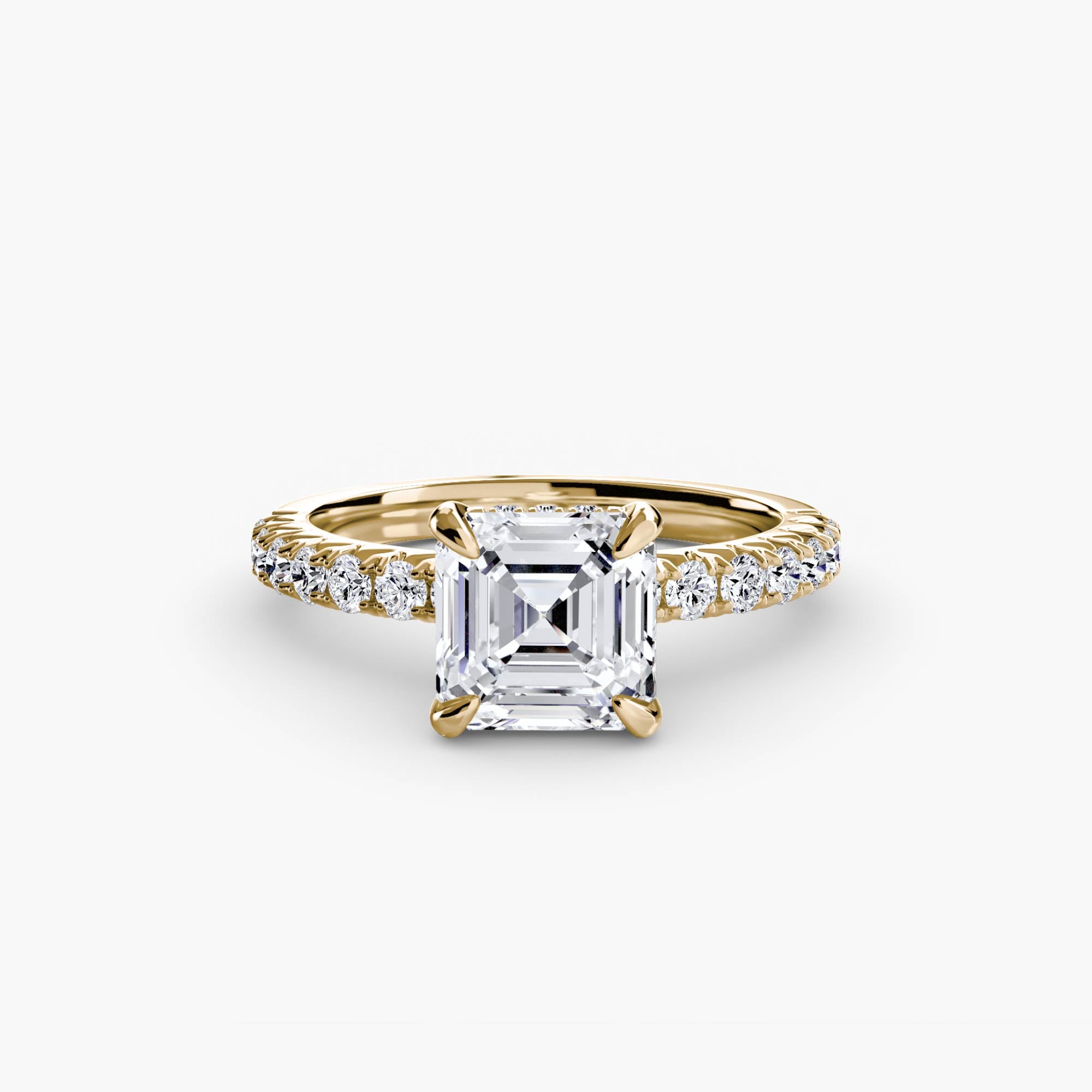 Solitaire with Pavé 6 - VYKA Diamonds