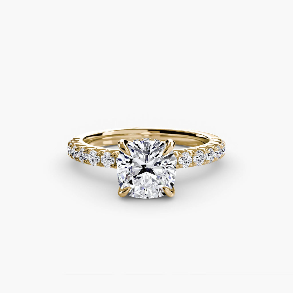 Solitaire with Pavé 6 - VYKA Diamonds
