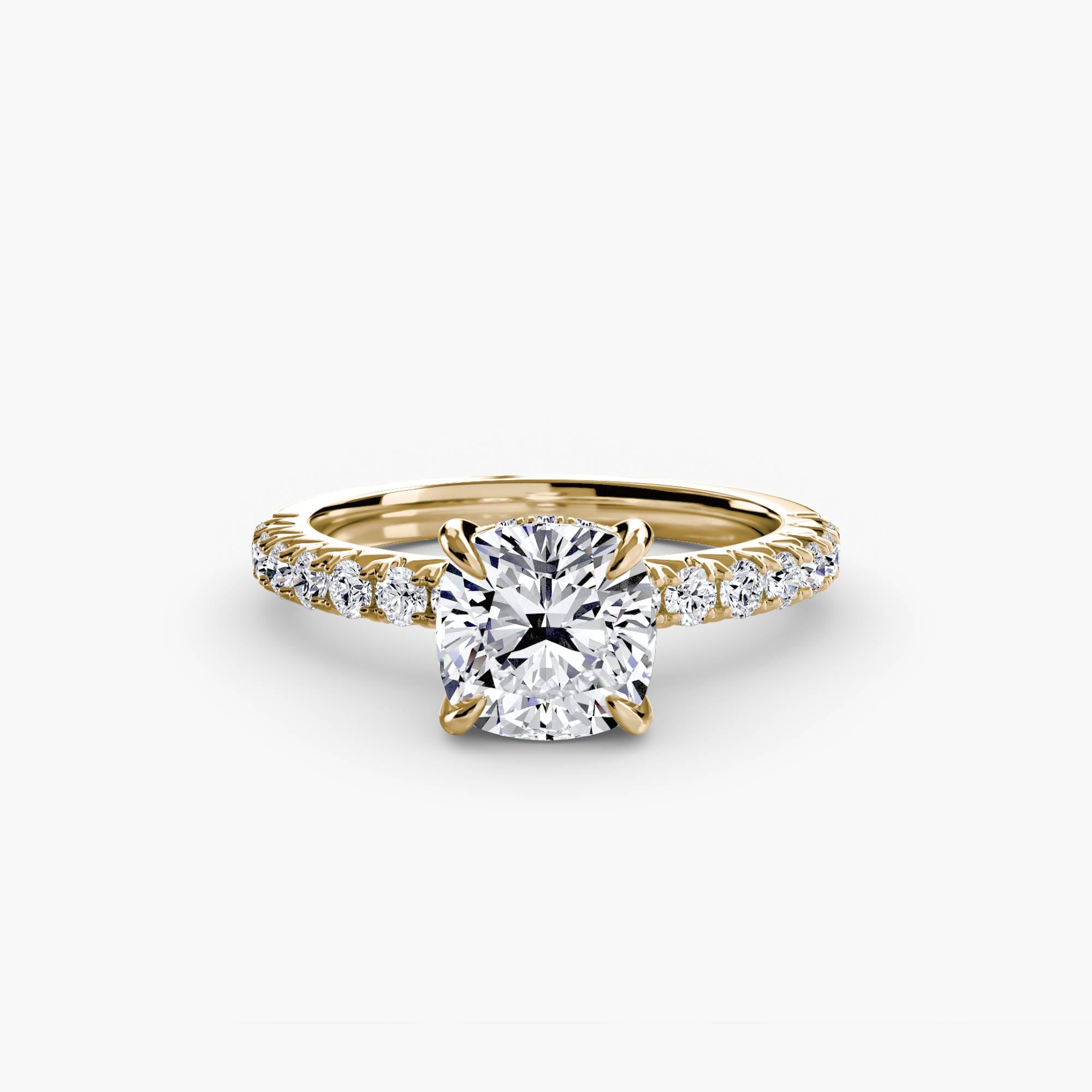 Solitaire with Pavé 6 - VYKA Diamonds