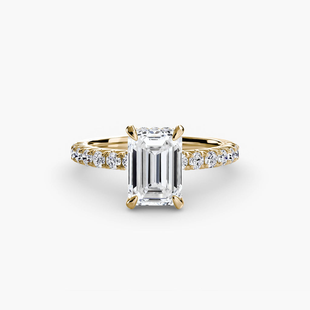 Solitaire with Pavé 6 - VYKA Diamonds
