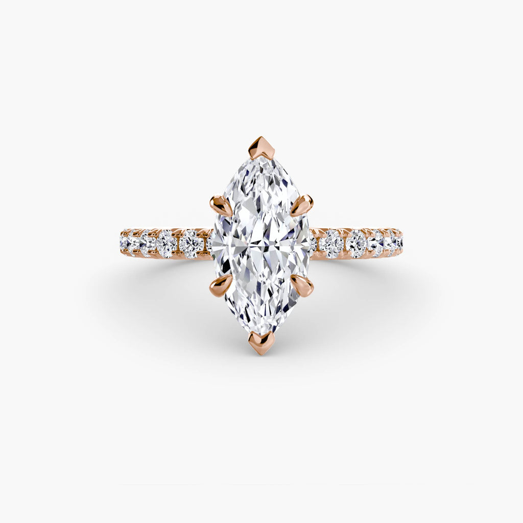 Solitaire with Pavé 6 - VYKA Diamonds
