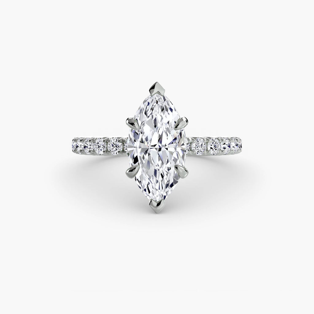 Solitaire with Pavé 6 - VYKA Diamonds