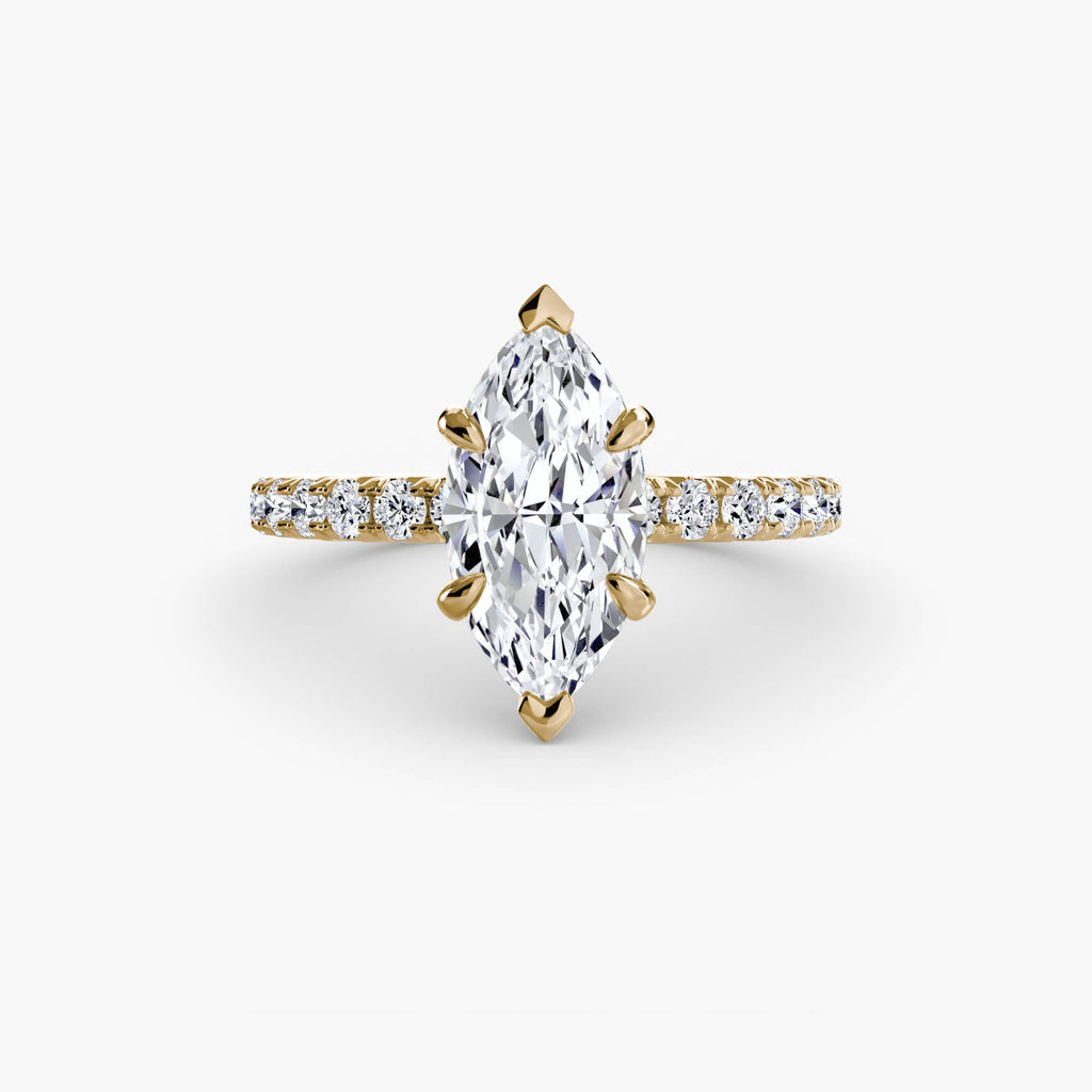 Solitaire with Pavé 6 - VYKA Diamonds