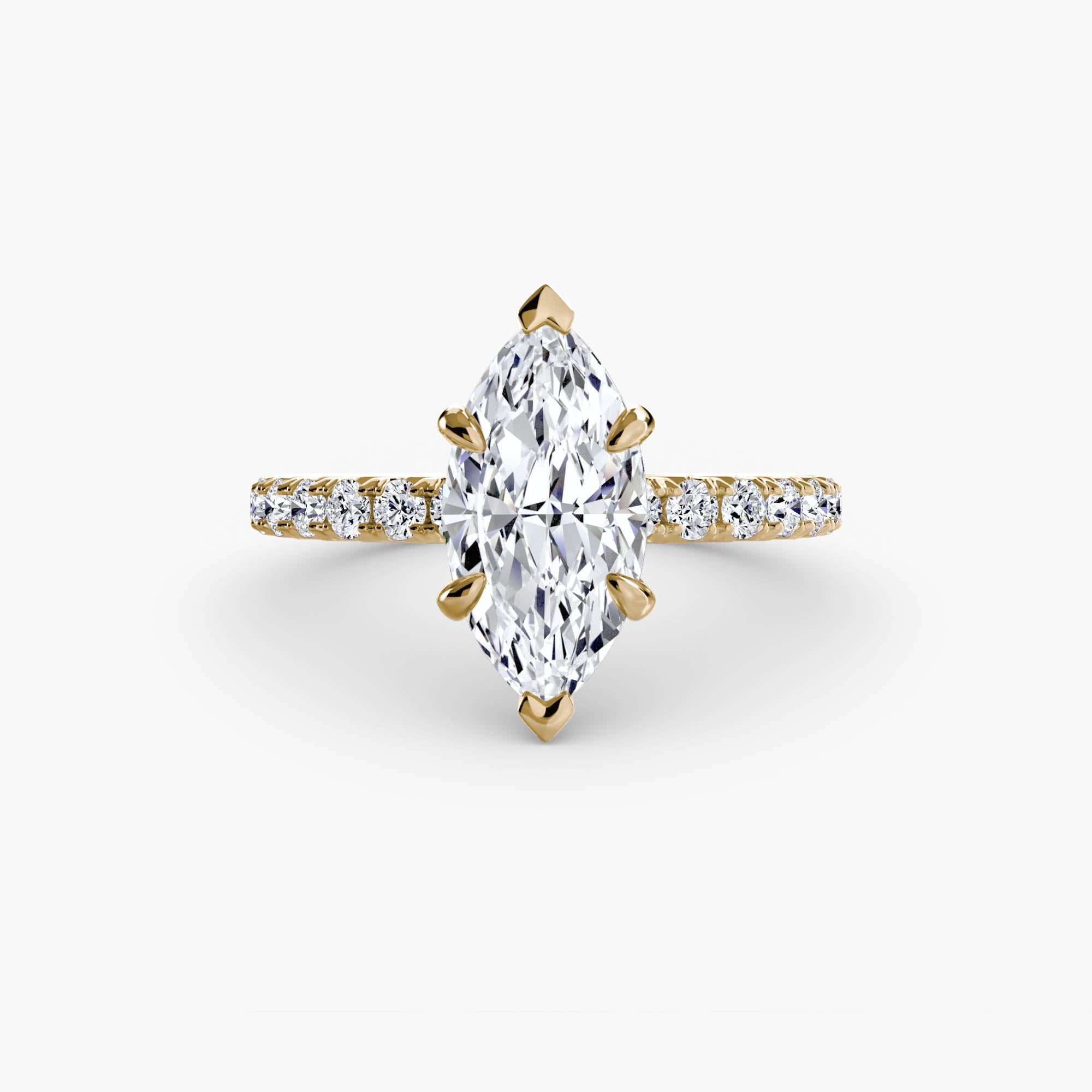 Solitaire with Pavé 6 - VYKA Diamonds
