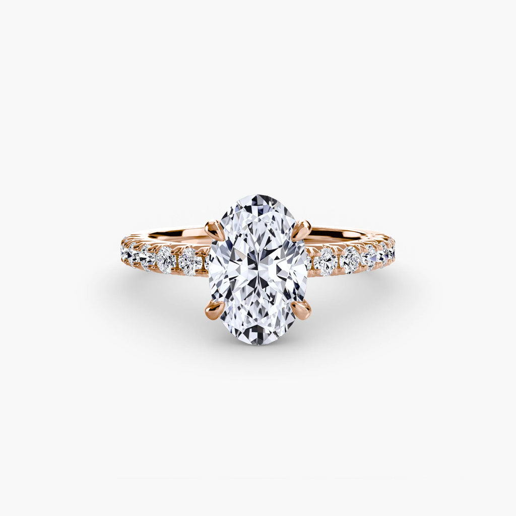 Solitaire with Pavé 6 - VYKA Diamonds