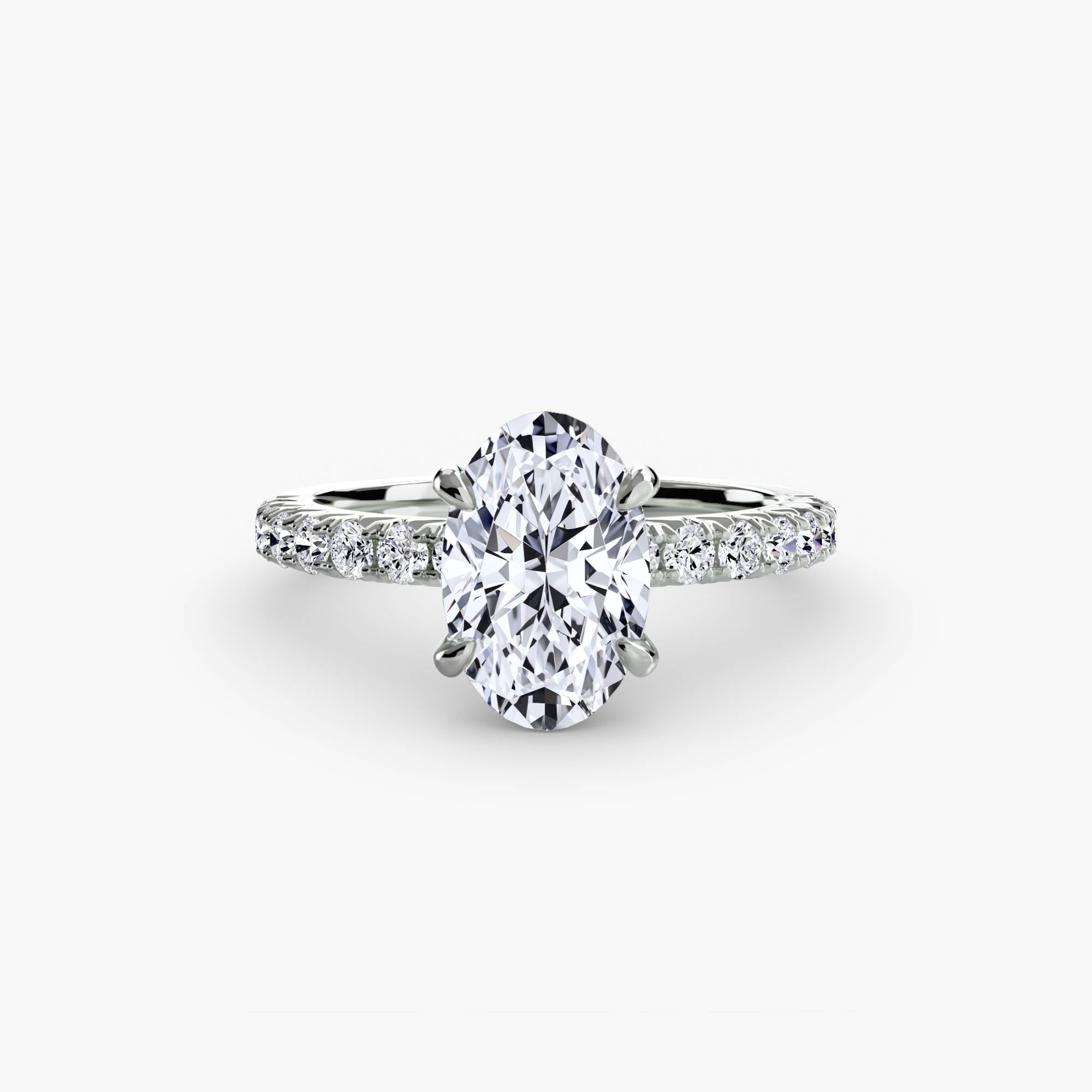 Solitaire with Pavé 6 - VYKA Diamonds