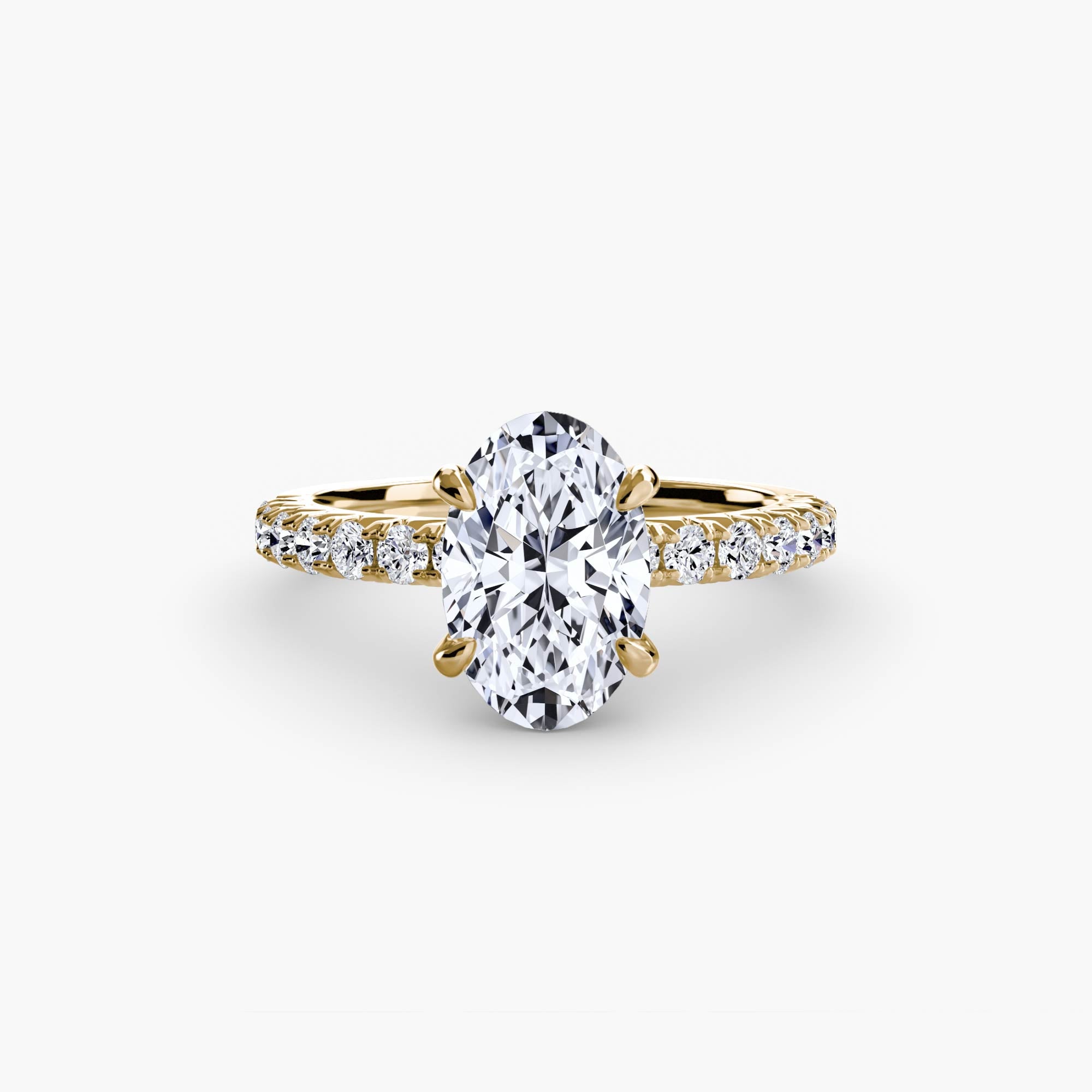 Solitaire with Pavé 6 - VYKA Diamonds