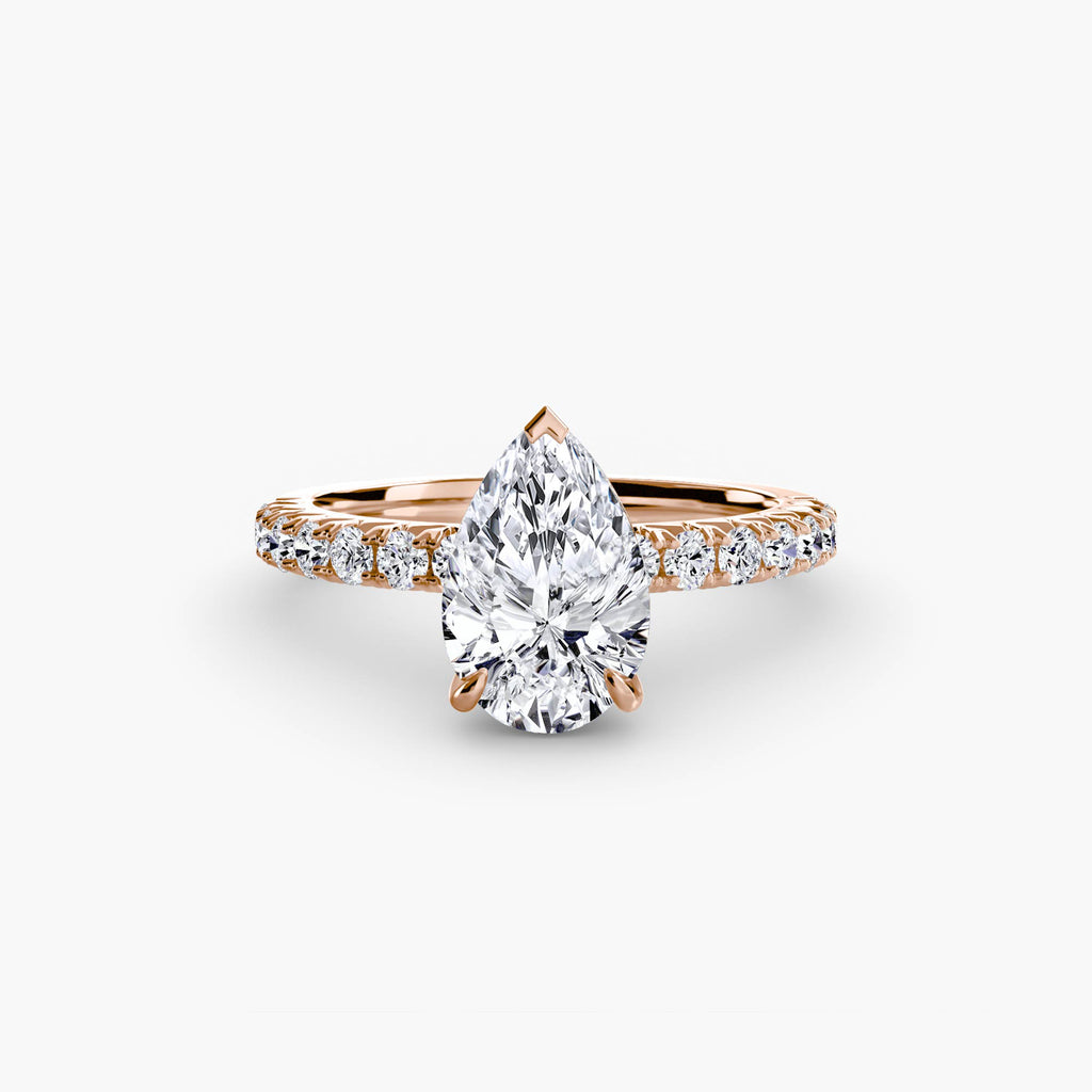 Solitaire with Pavé 6 - VYKA Diamonds